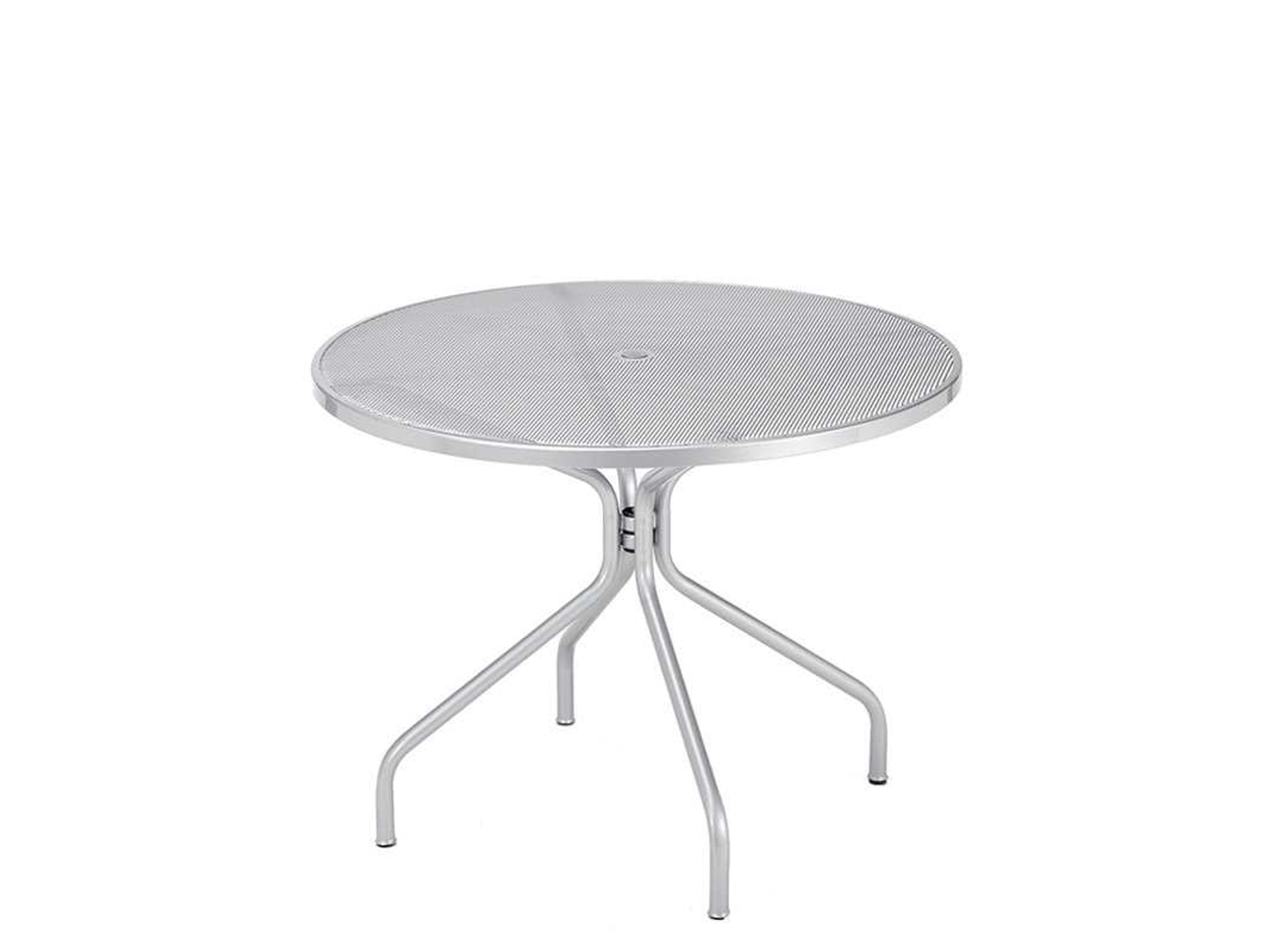 Cambi Steel Round Outdoor Patio Dining Table