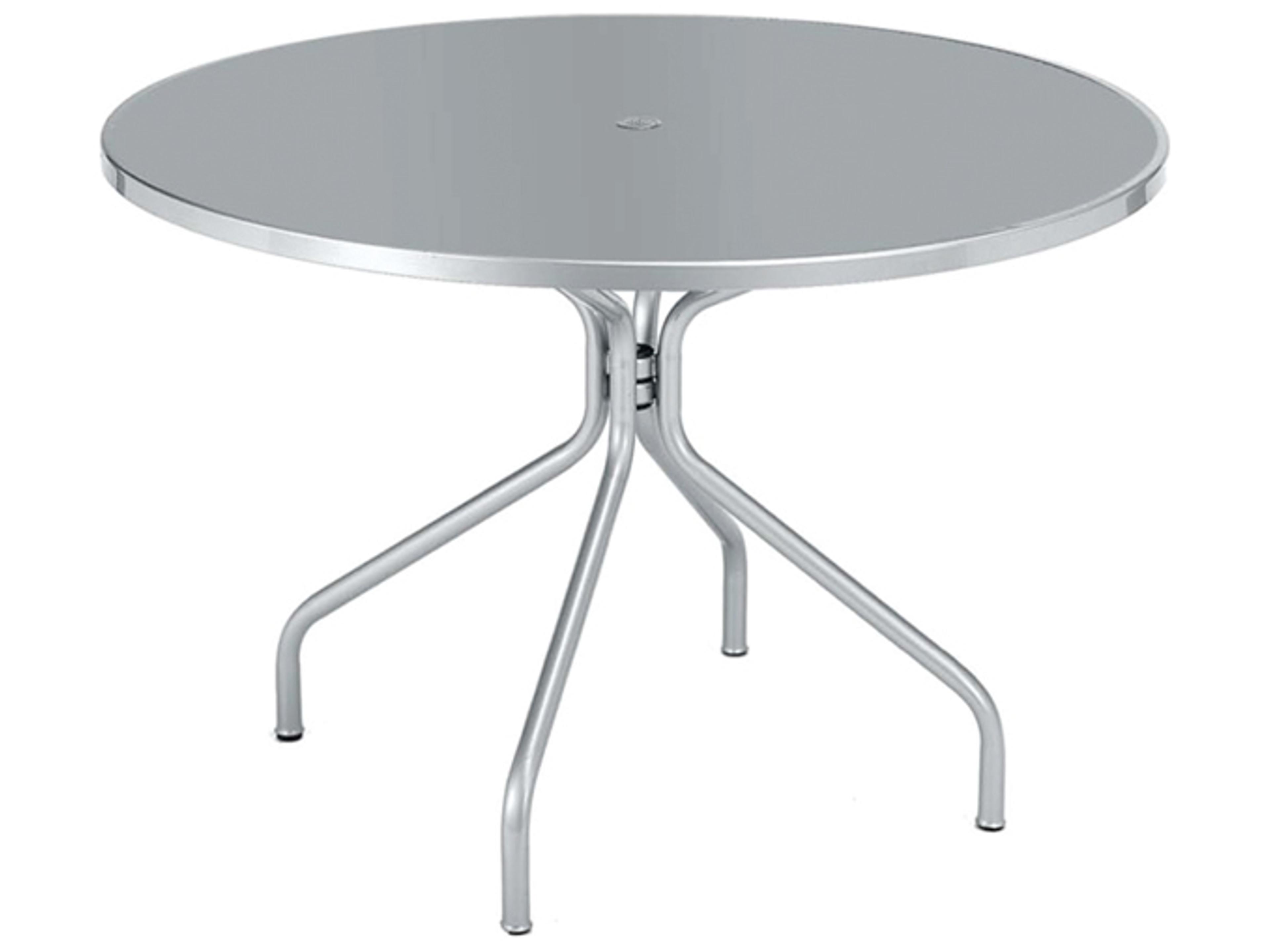Drink Steel Round Umbrella Table
