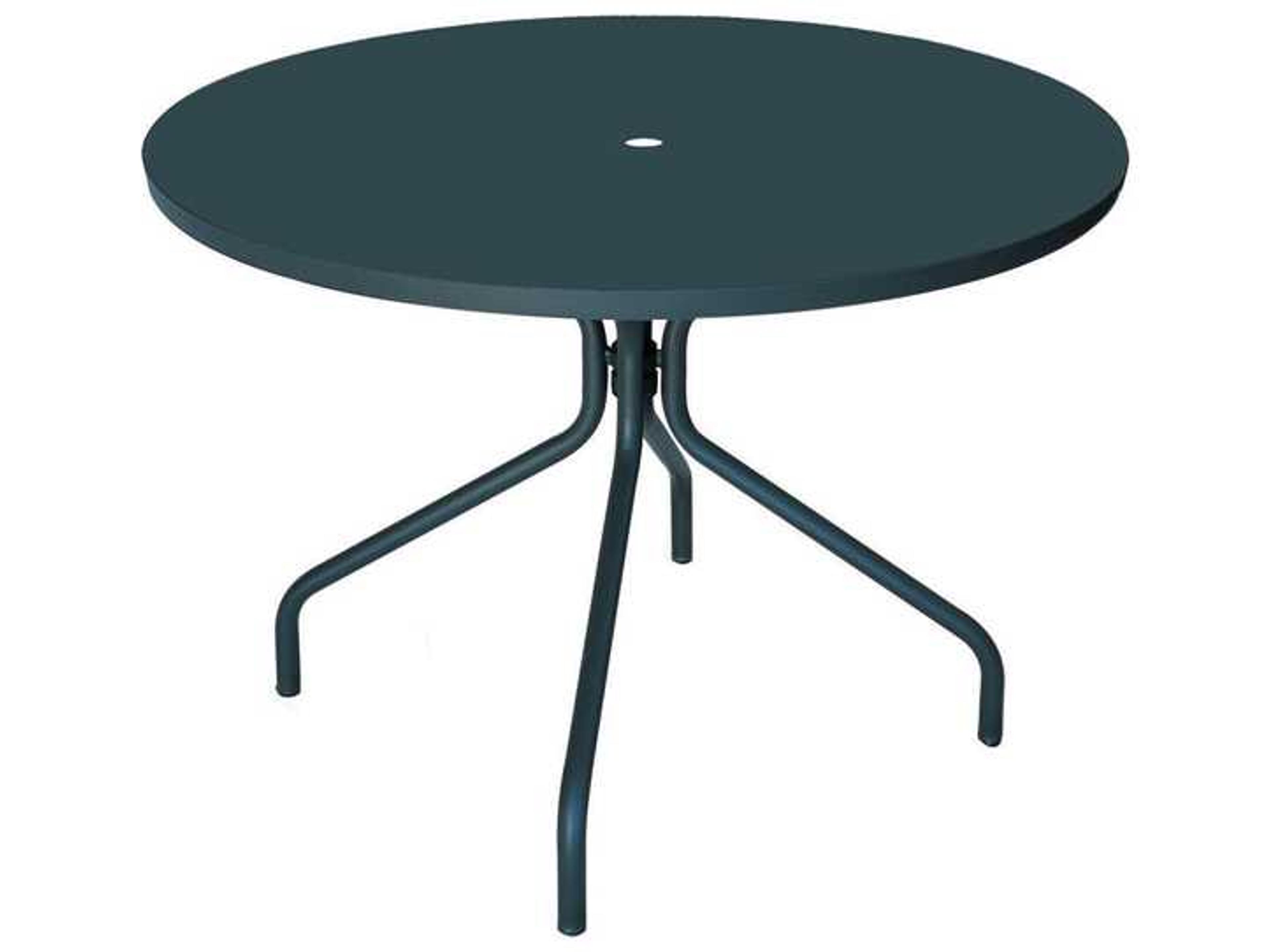 Solid Steel Round Umbrella Table