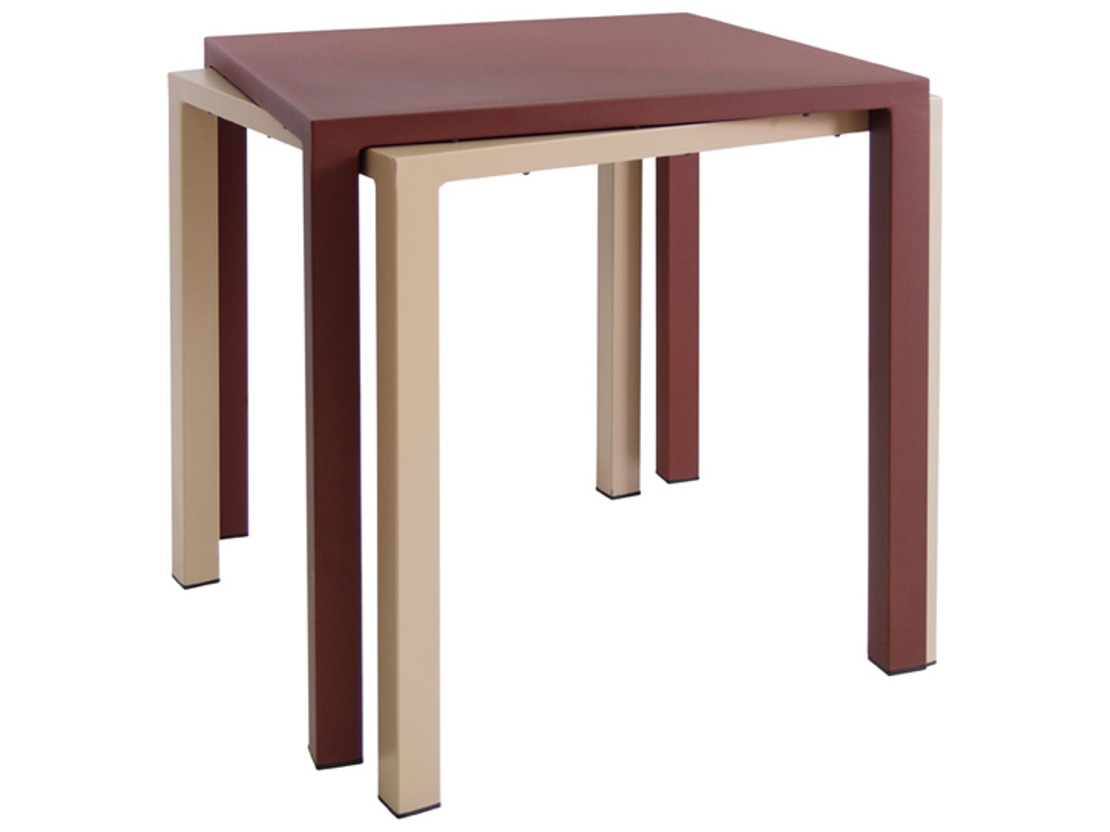 EMU Nova Steel Square Outdoor Dining Table