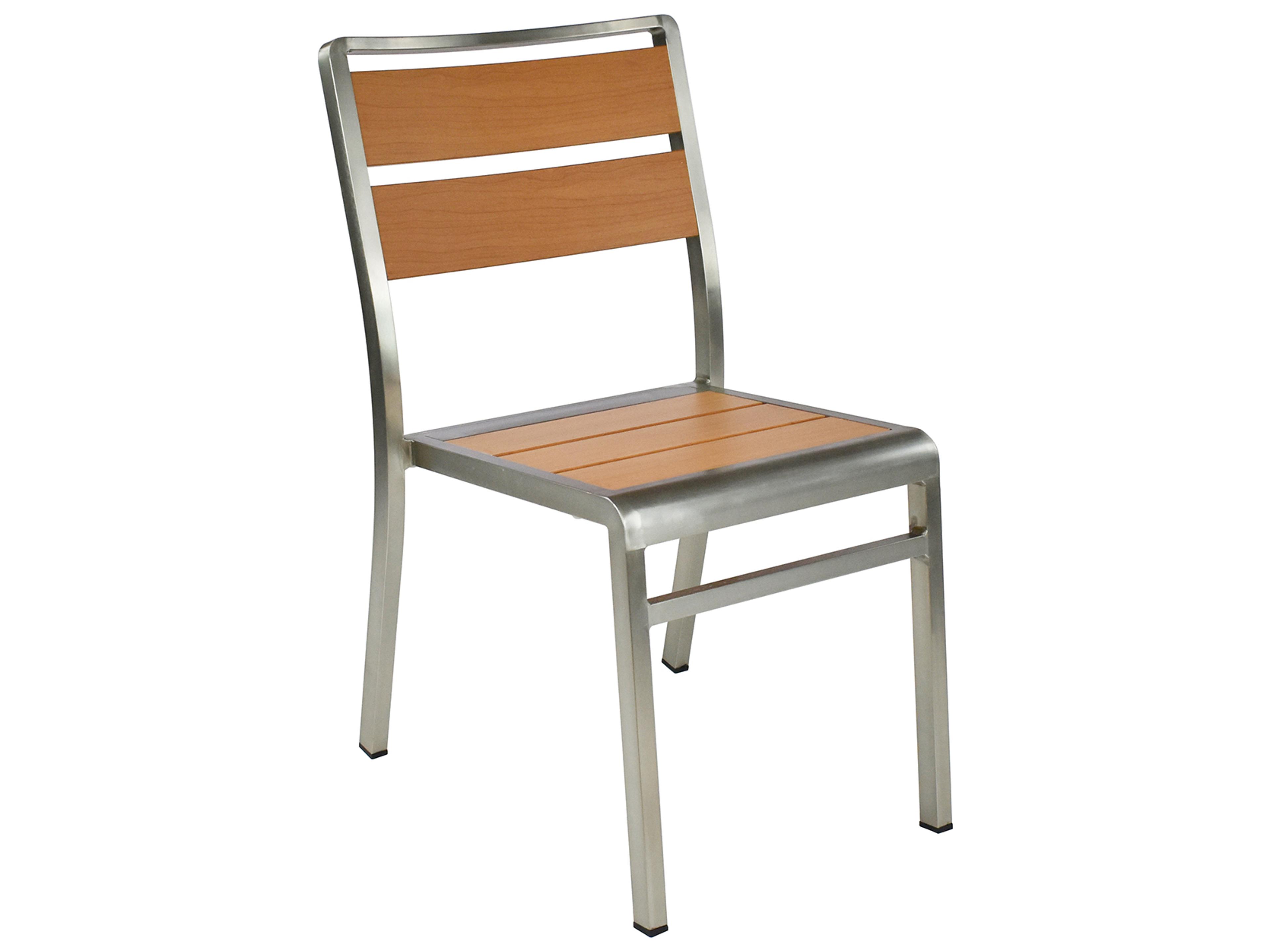 EMU Sid Aluminum Stackable Outdoor Patio Dining Side Chair