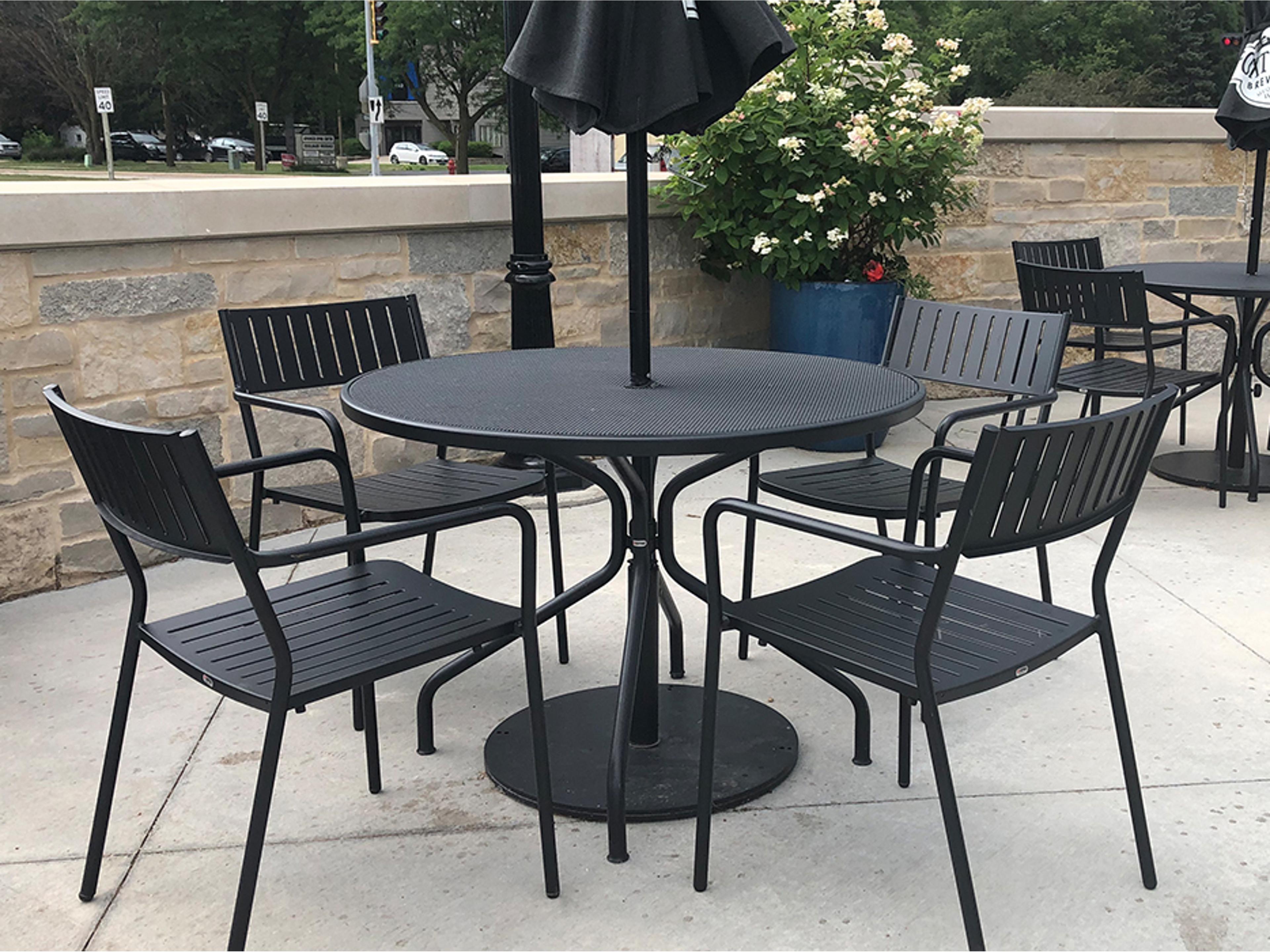 Bridge Aluminum Outdoor Dining Set