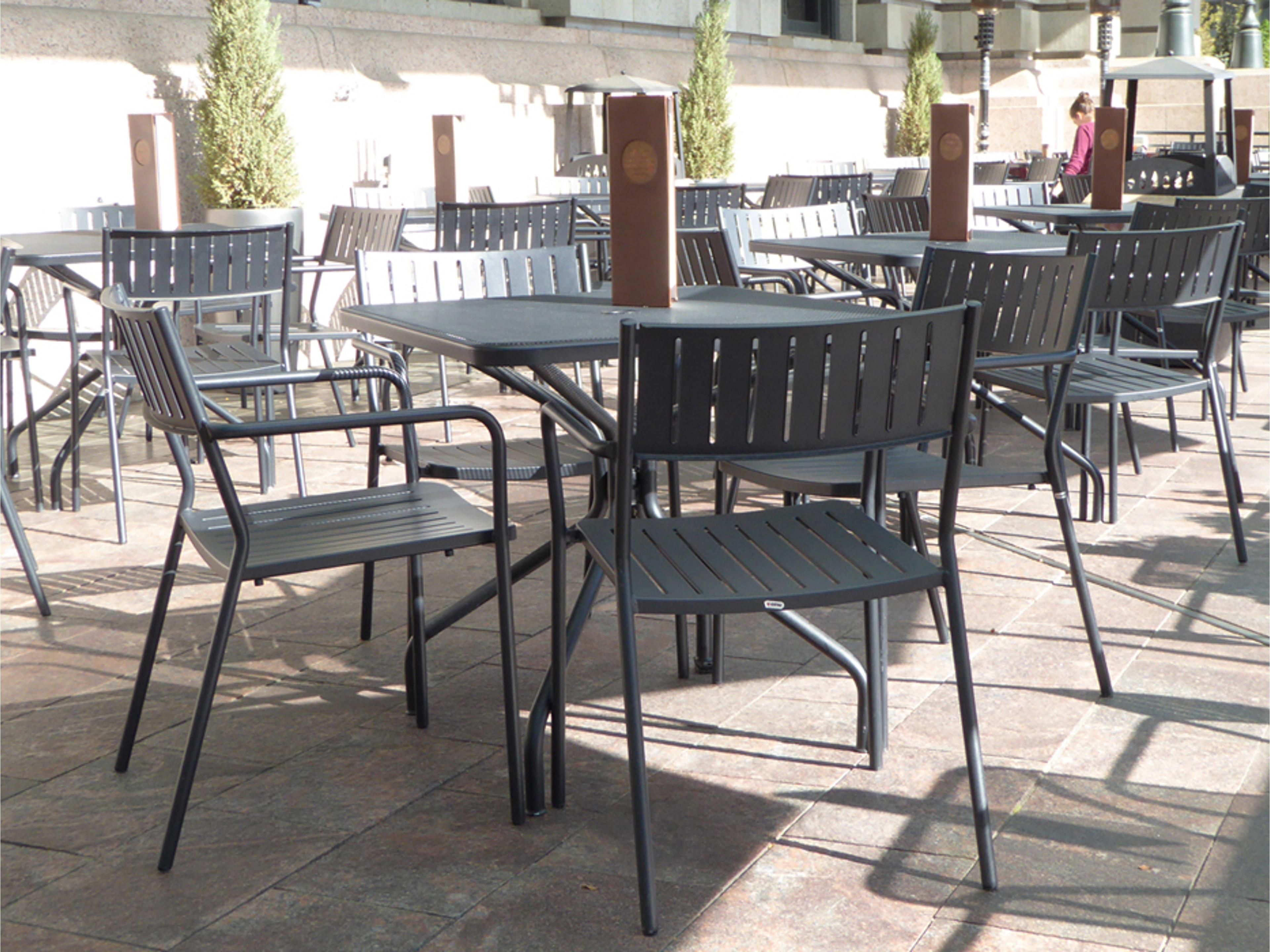 Bridge Aluminum Outdoor Patio Dining Set