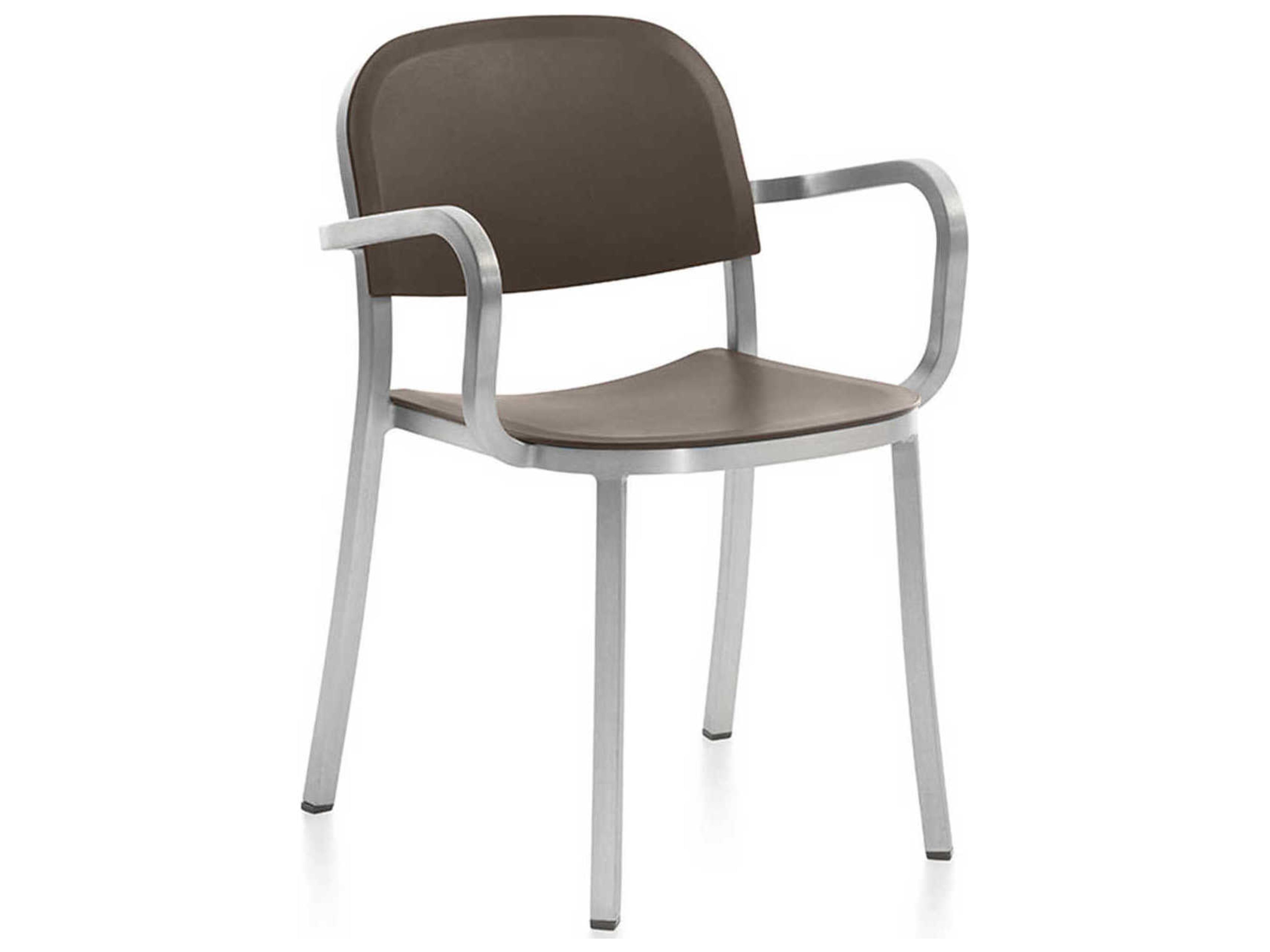 Emeco By Jasper Morrison Ash Wood Brown Arm Dining Chair