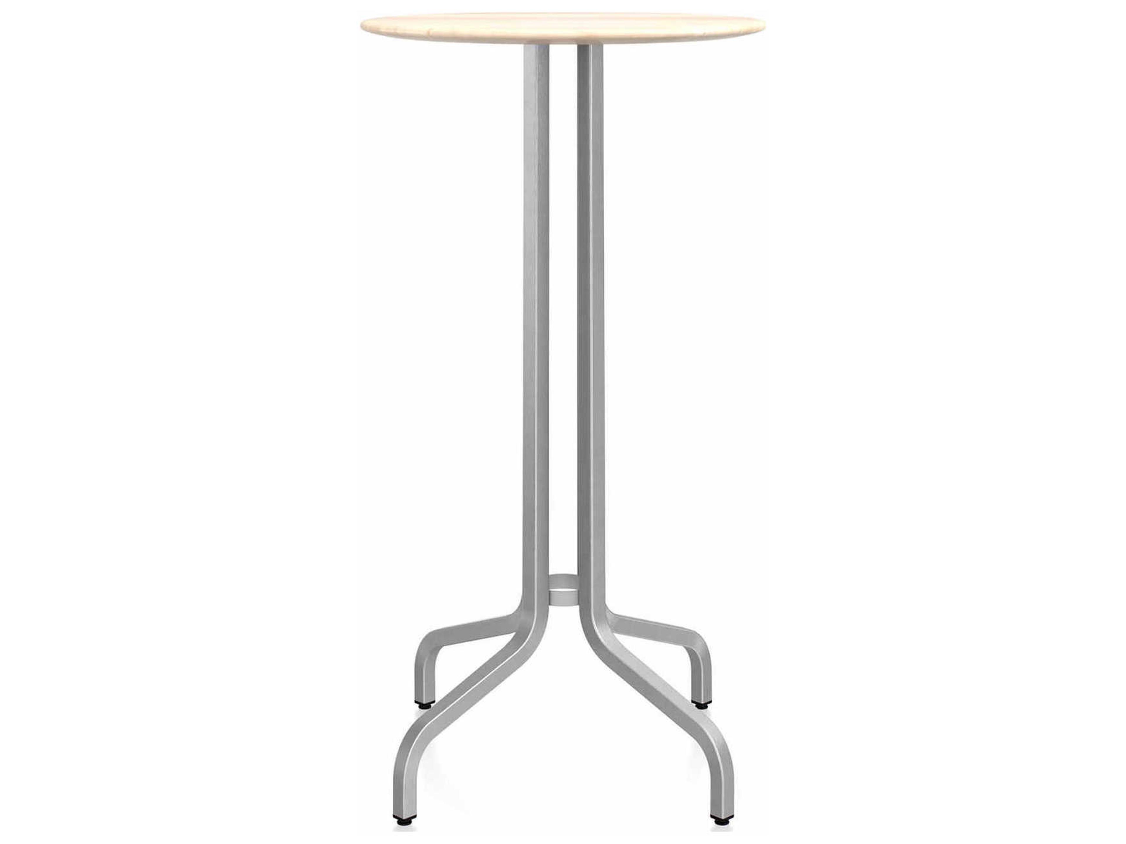 By Jasper Morrison Round Wood Bar Table