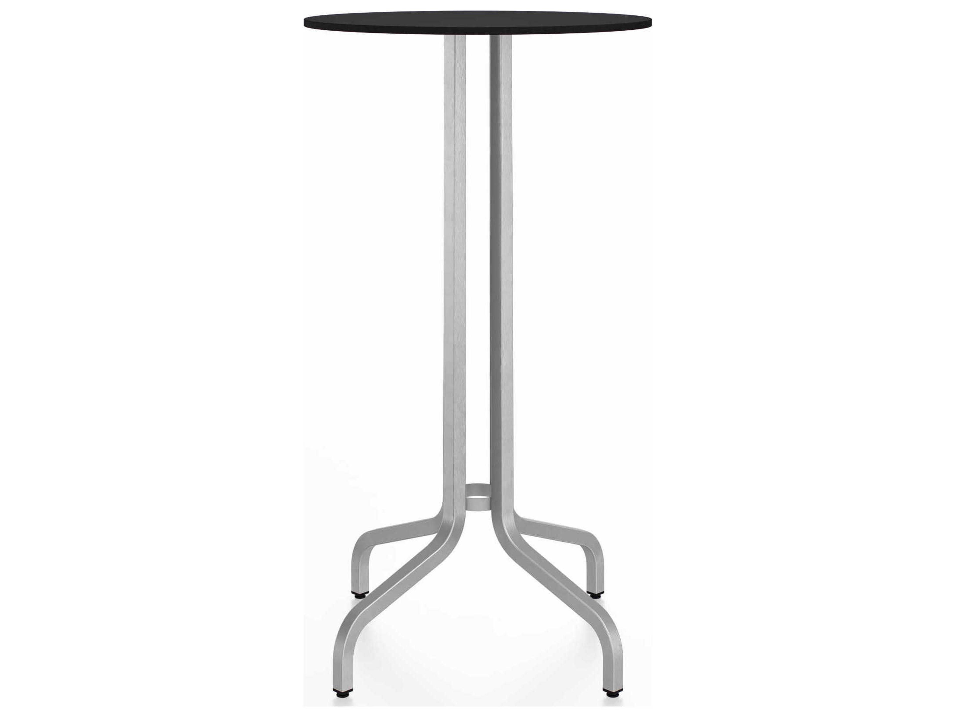 Emeco By Jasper Morrison Round Wood Bar Table