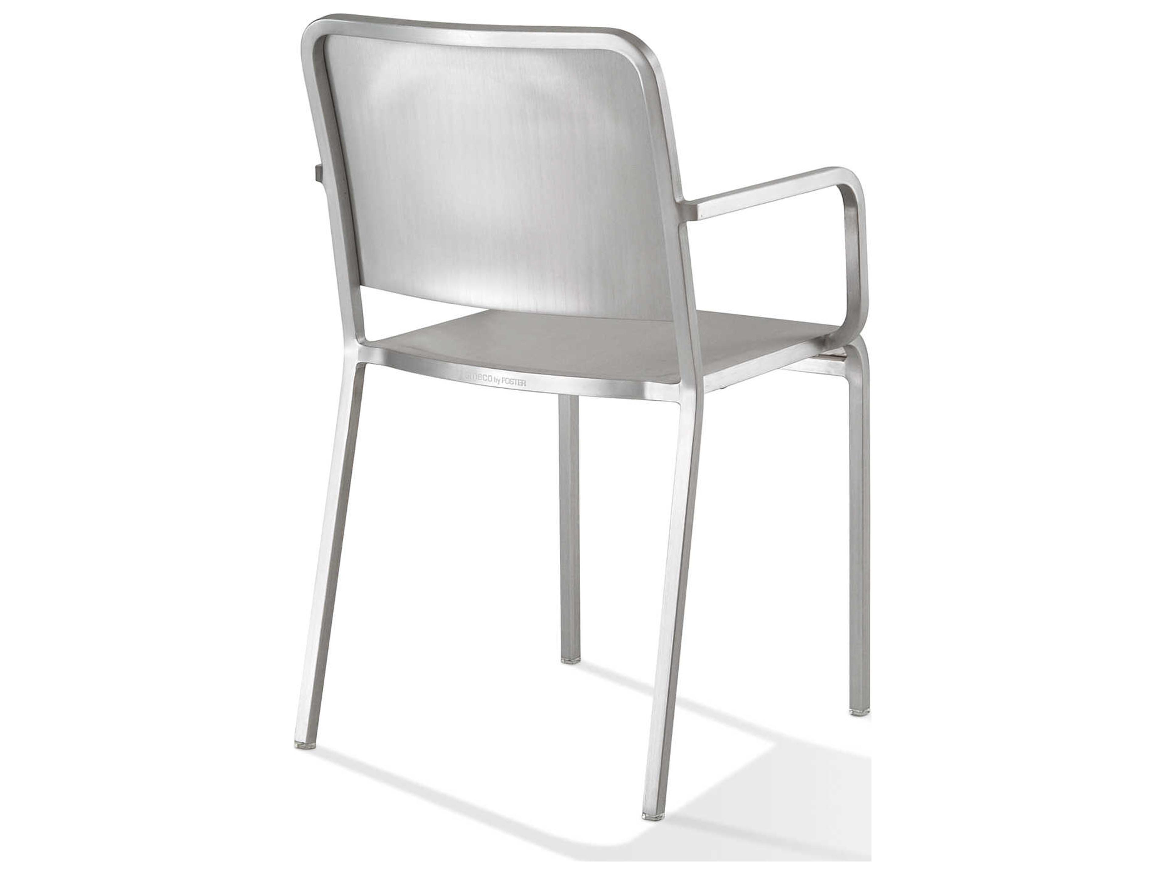 Emeco Norman Foster Silver Arm Dining Chair