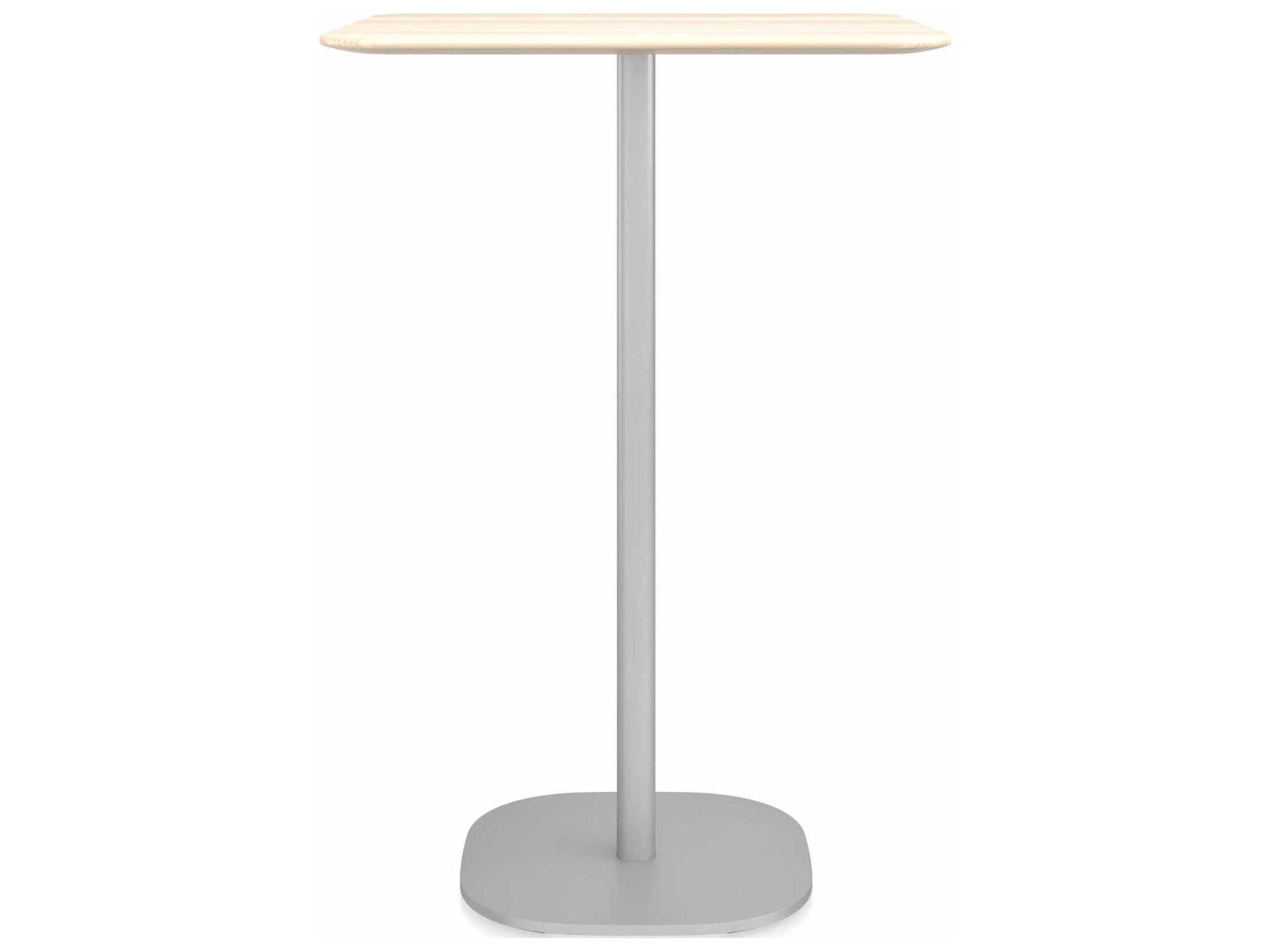 Emeco Flat Base Jasper Morrison Square Wood Bar Table