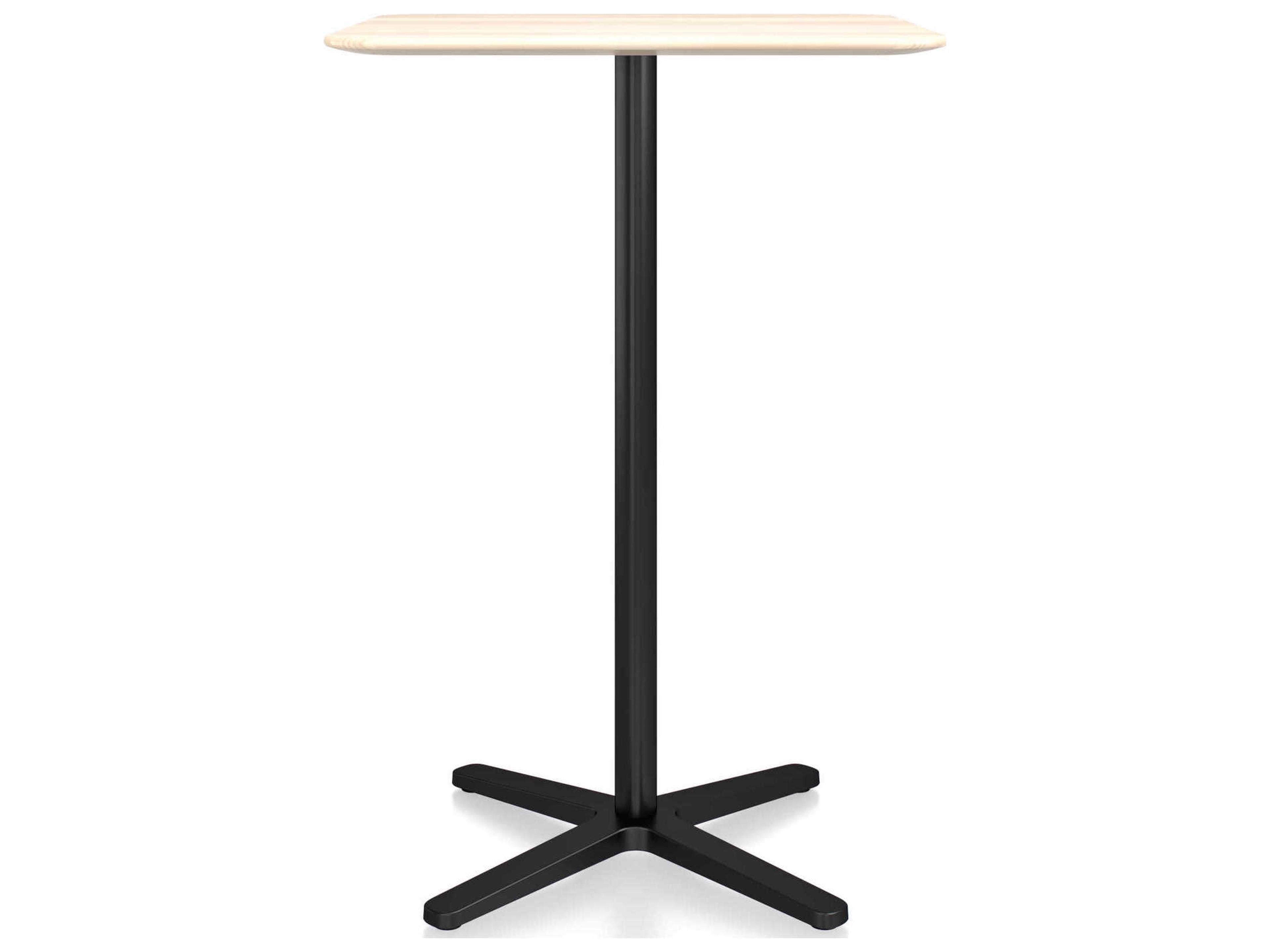 Emeco X Base By Jasper Morrison Square Wood Bar Table