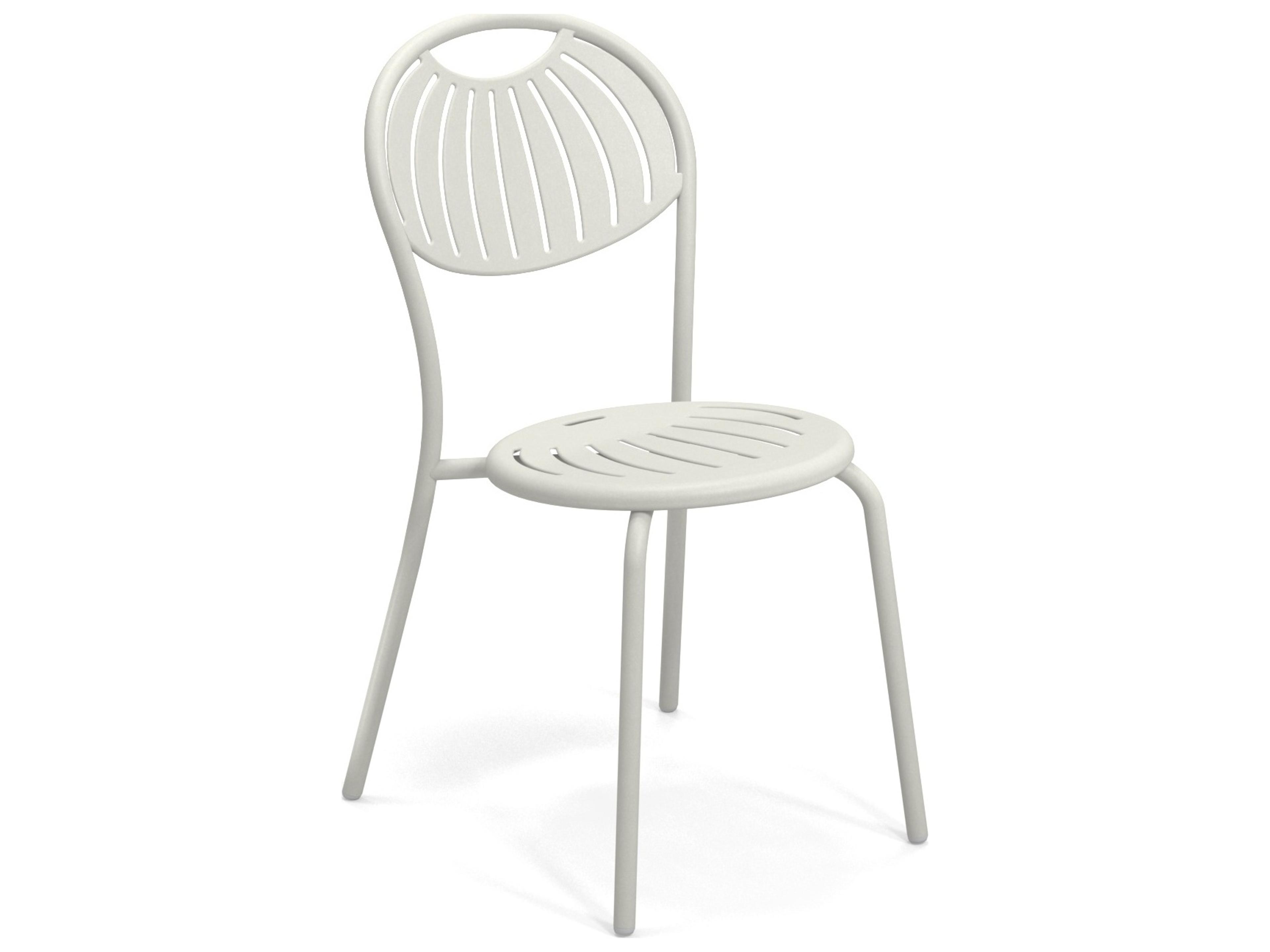 EMU Coupole Steel Stackable Outdoor Patio Dining Side Chair