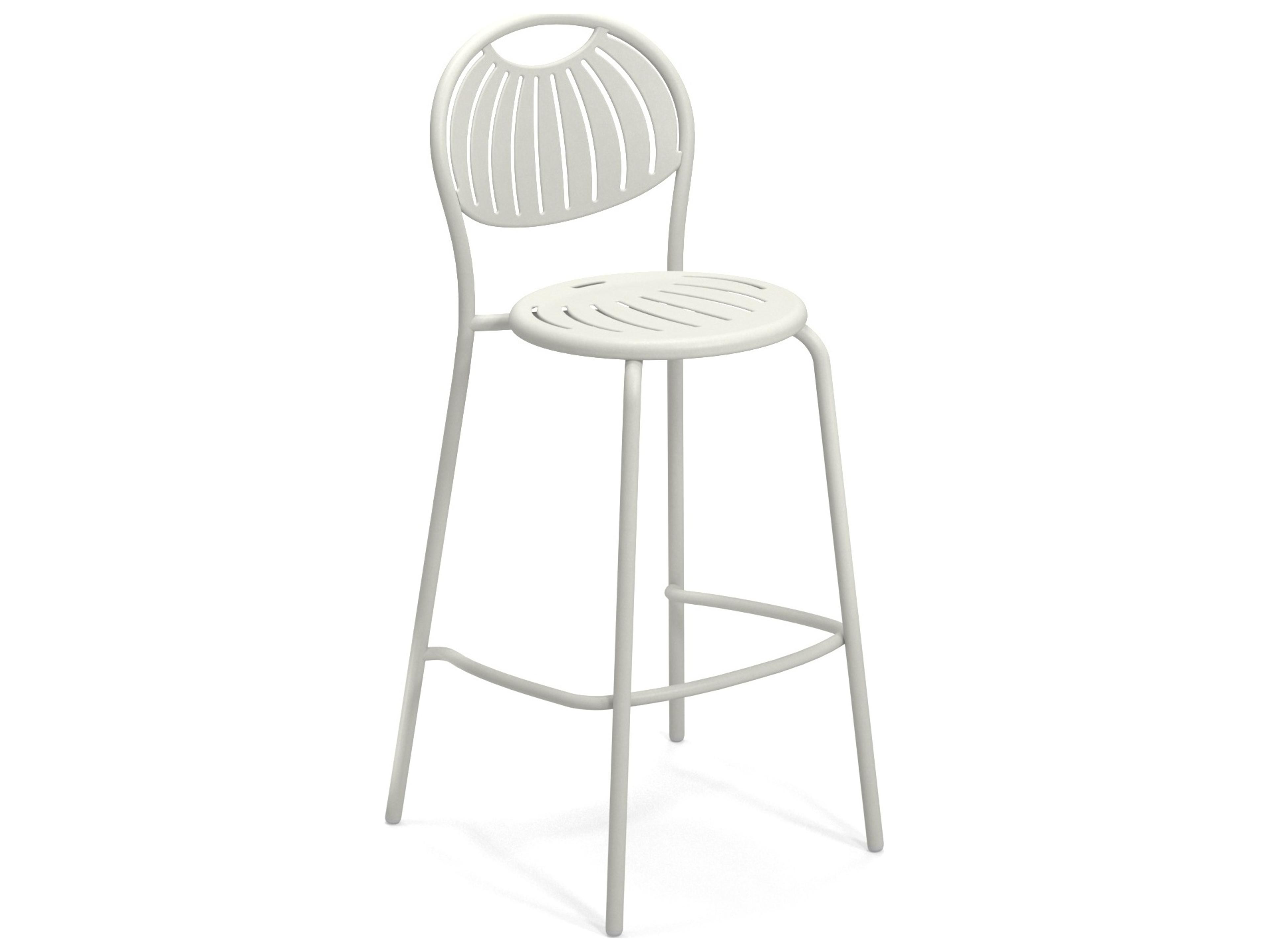 Coupole Steel Stackable Patio Bar Stool