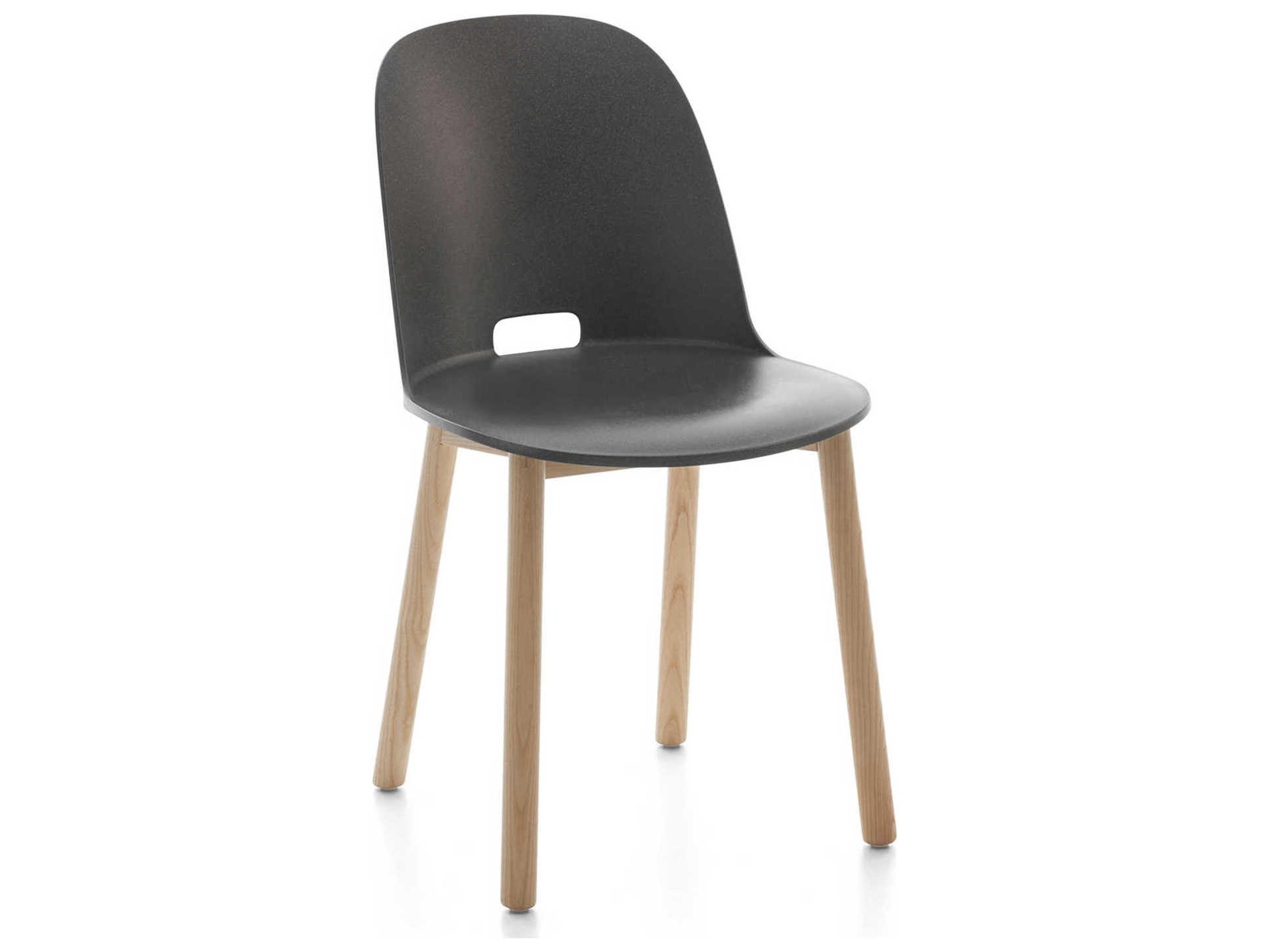 Emeco Alfi By Jasper Morrison Ash Wood Brown Side Dining Chair