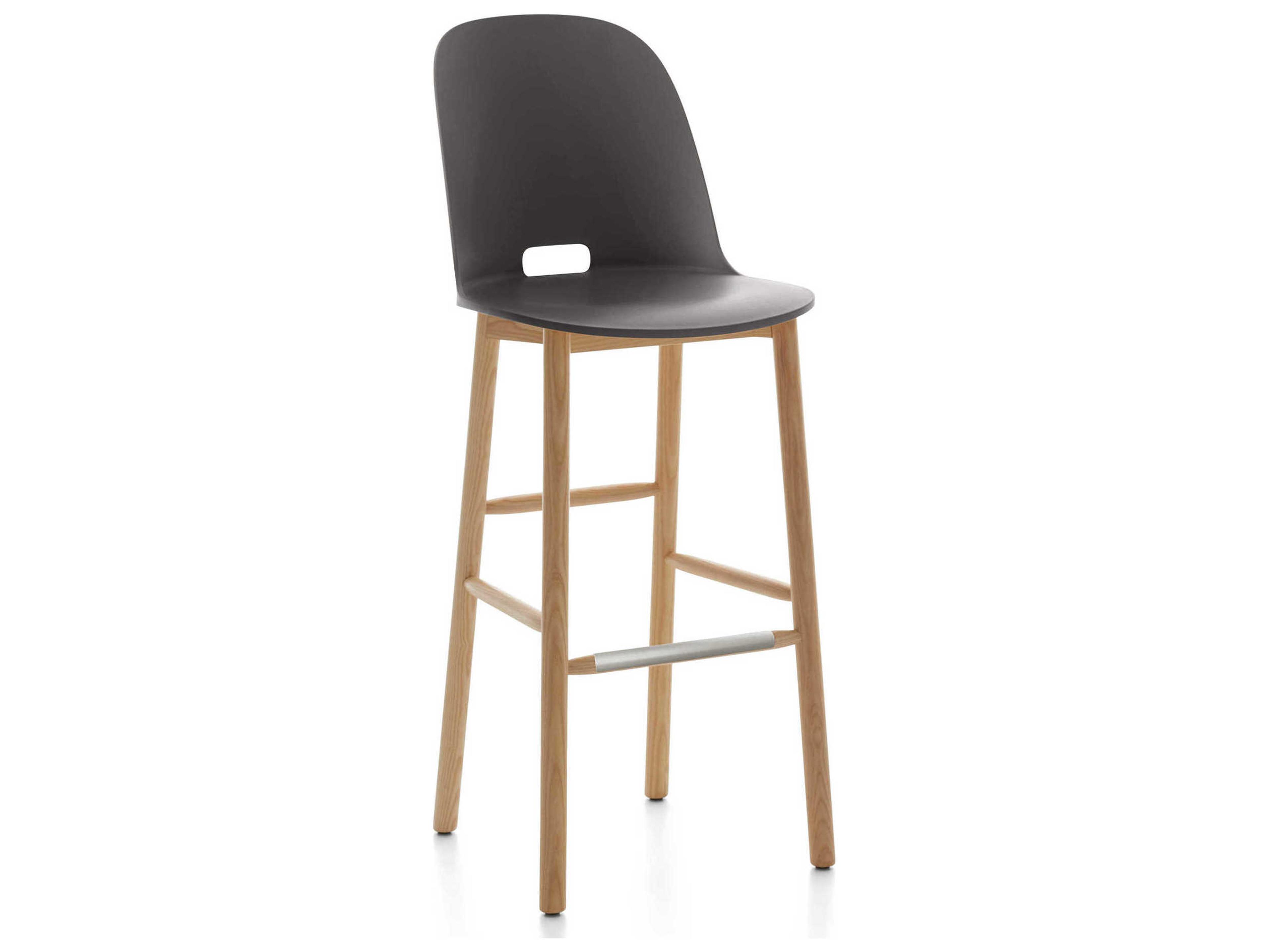 Emeco Alfi By Jasper Morrison Ash Wood Bar Stool