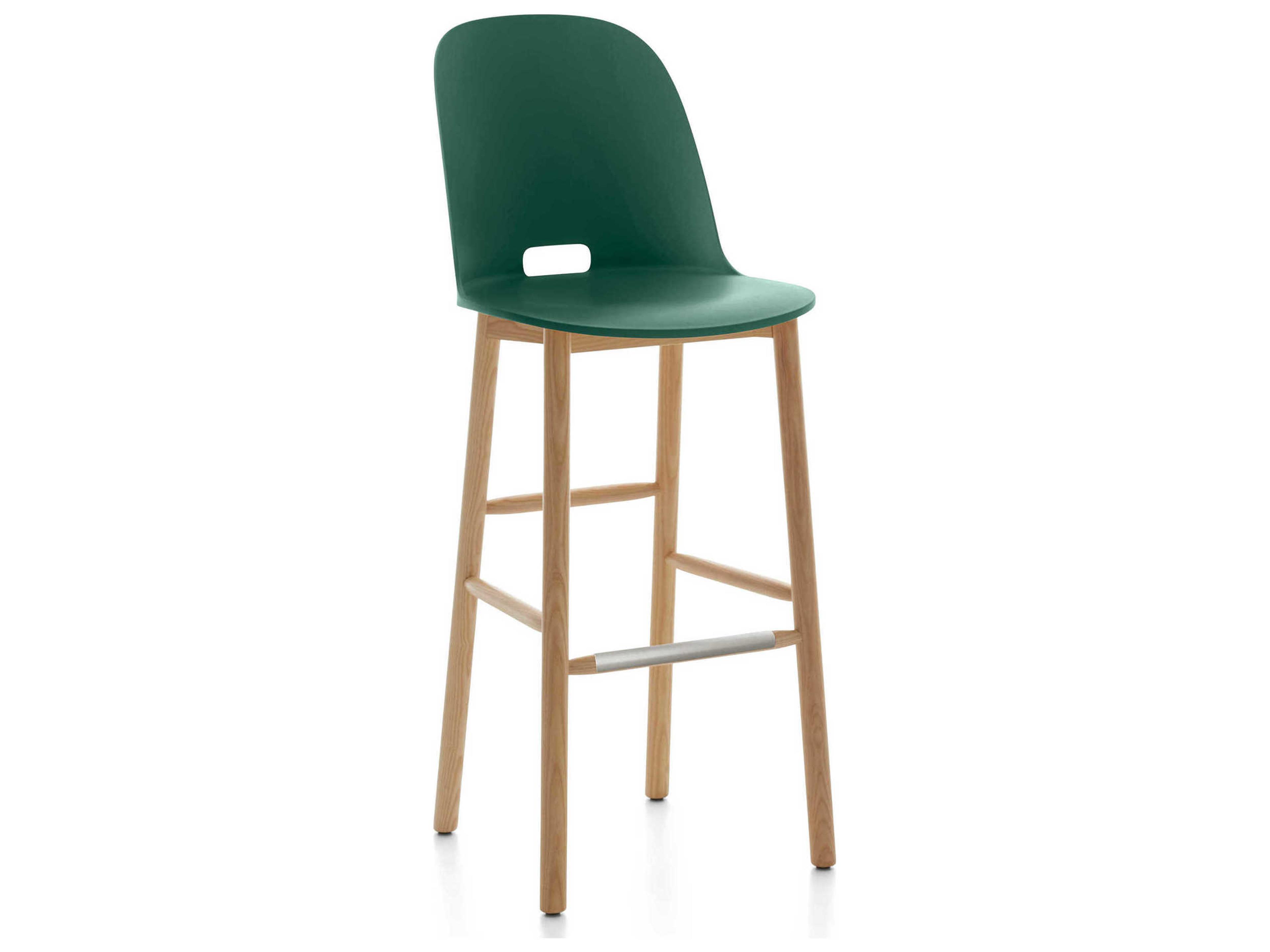 Emeco Alfi By Jasper Morrison Ash Wood Bar Stool