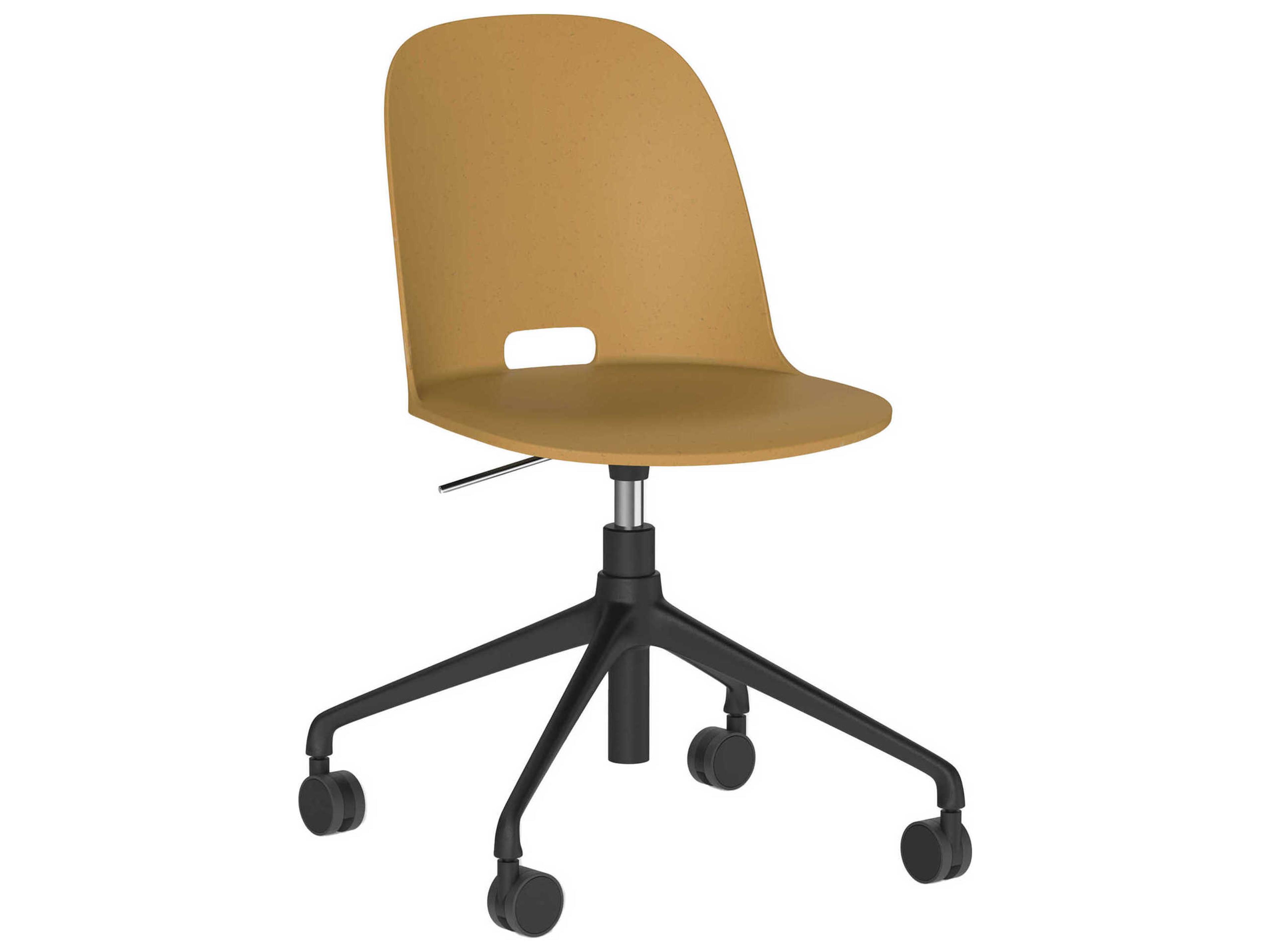 Emeco Alfi Work By Jasper Morrison Brown Adjustable Swivel Computer Office Chair