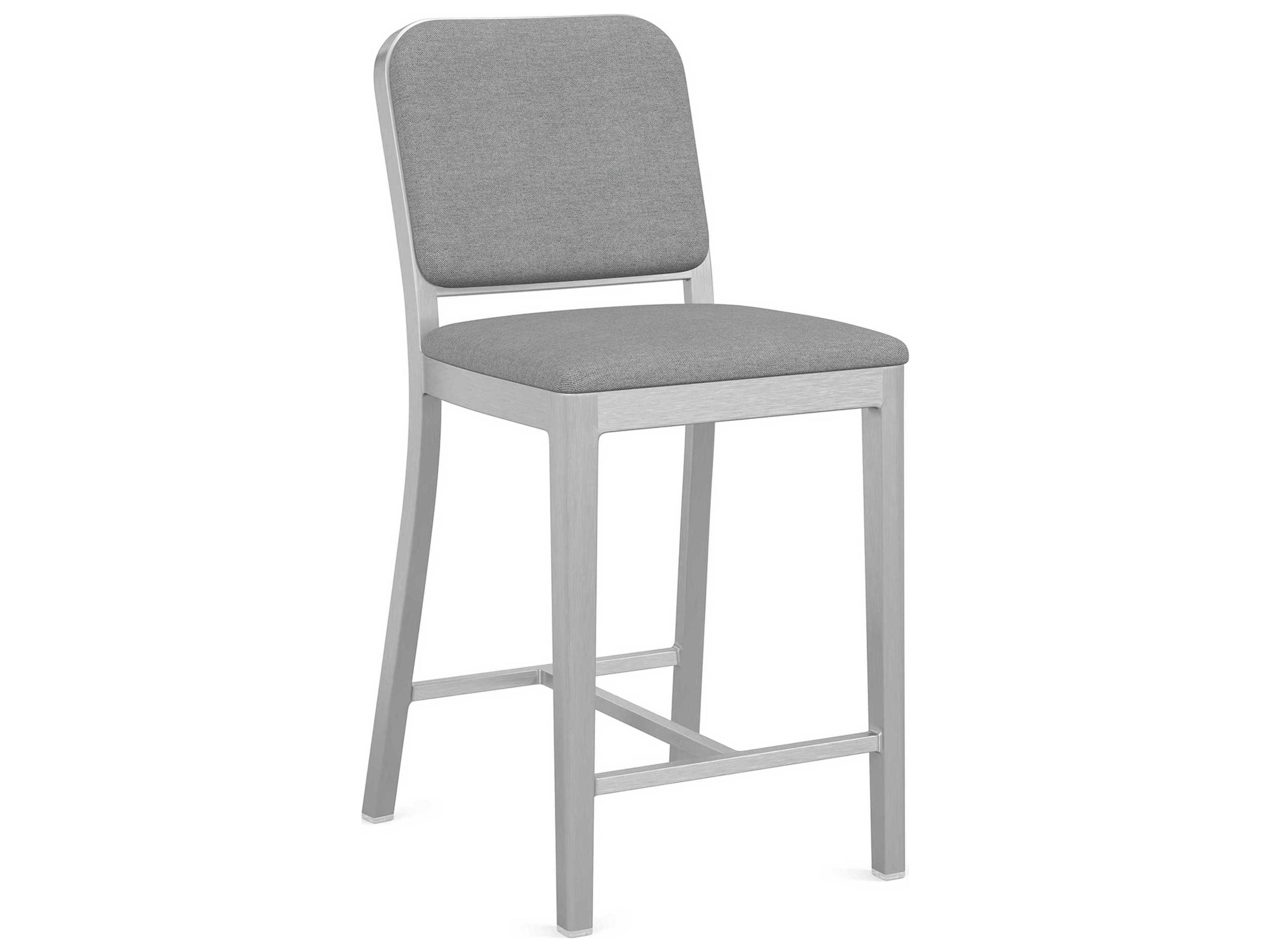 Navy Officer By Jasper Morrison Upholstered Counter Stool