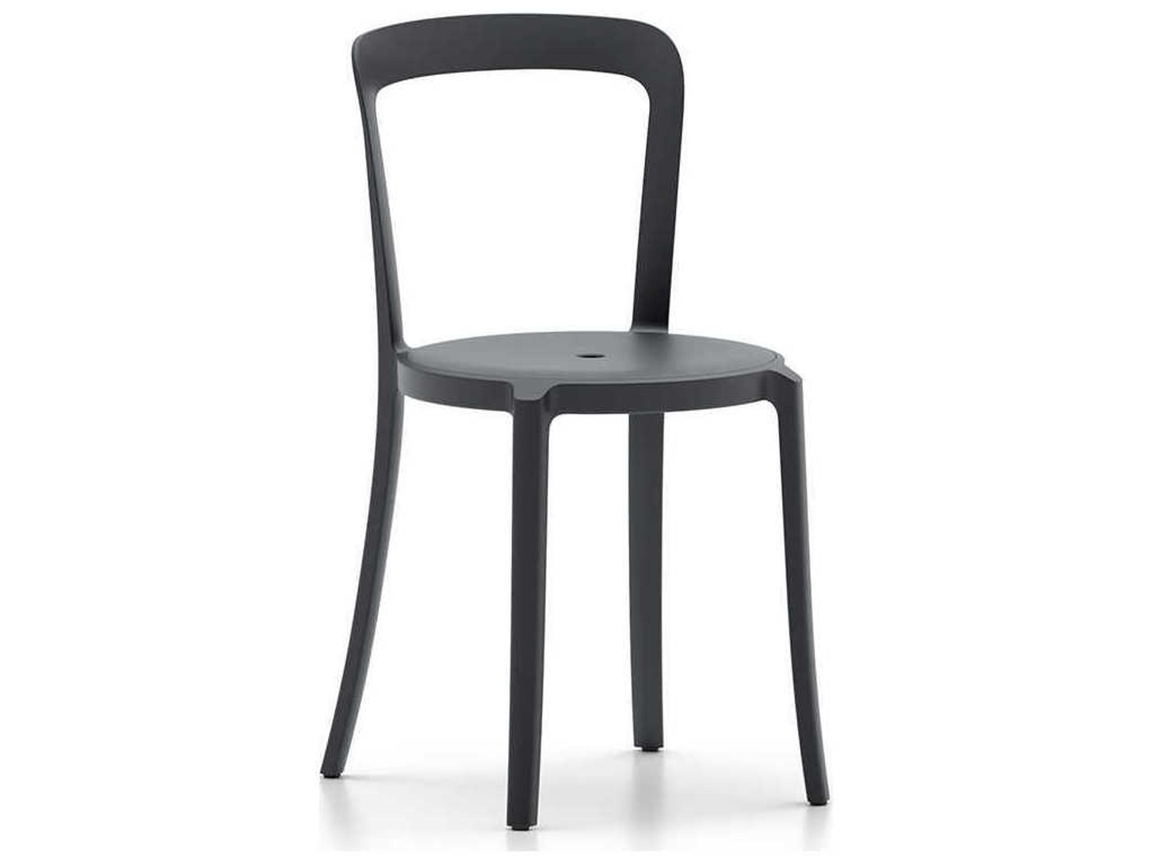 On & By Barber Osgerby Black Side Dining Chair