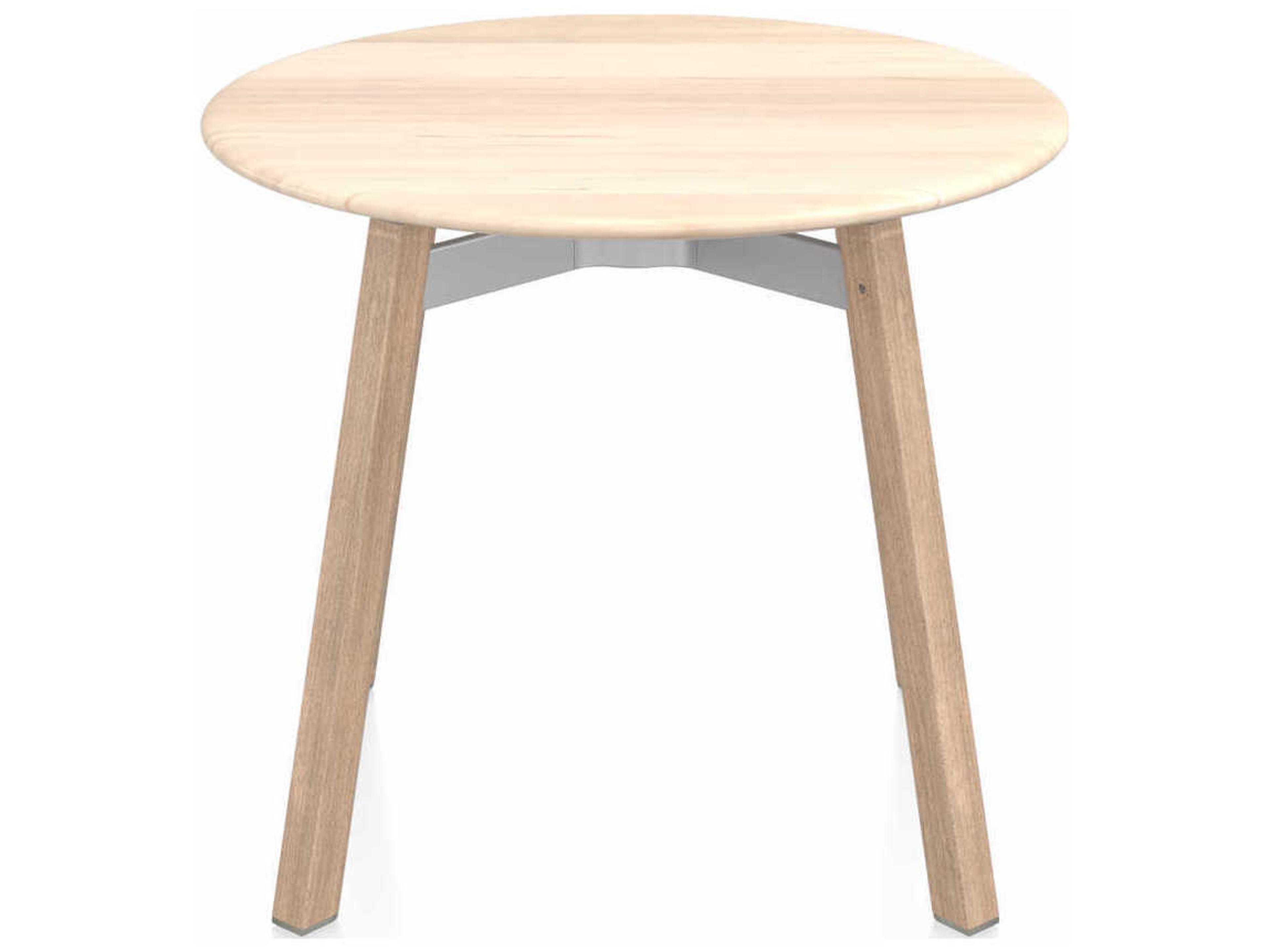 Emeco Su By Nendo Round Wood Dining Table