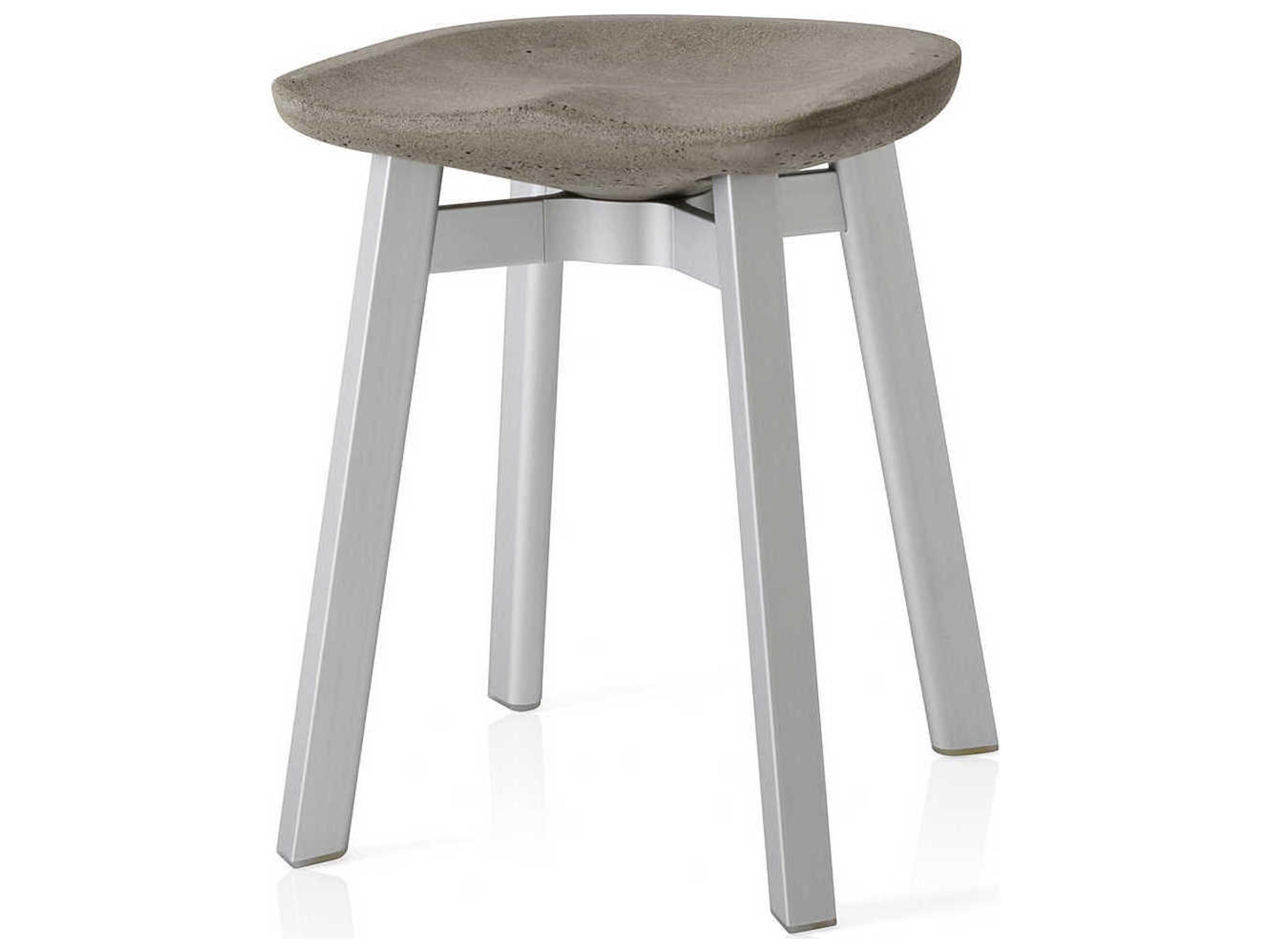 Emeco Su By Nendo Black Brown Accent Stool