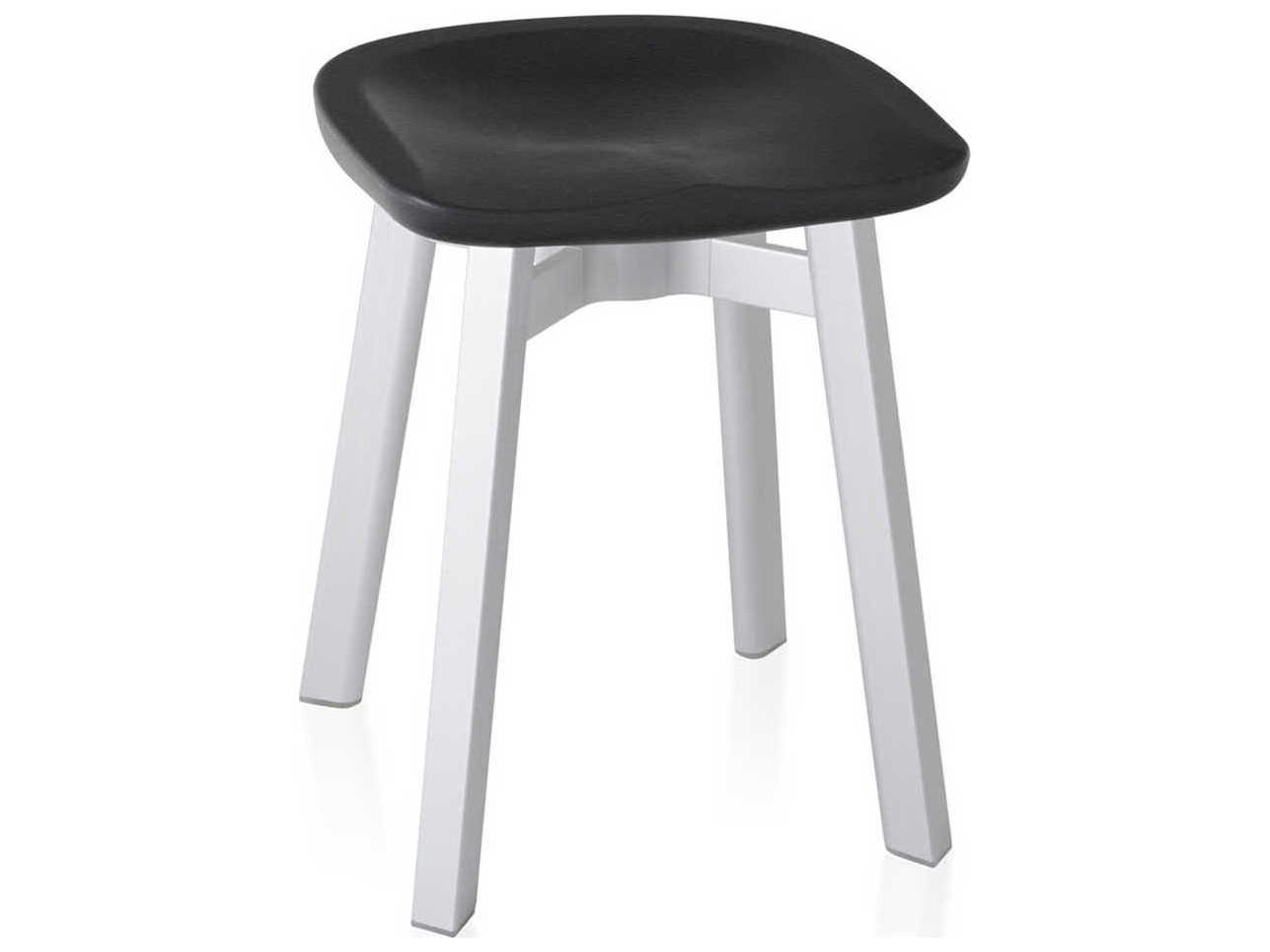 Emeco Su By Nendo Black Brown Accent Stool