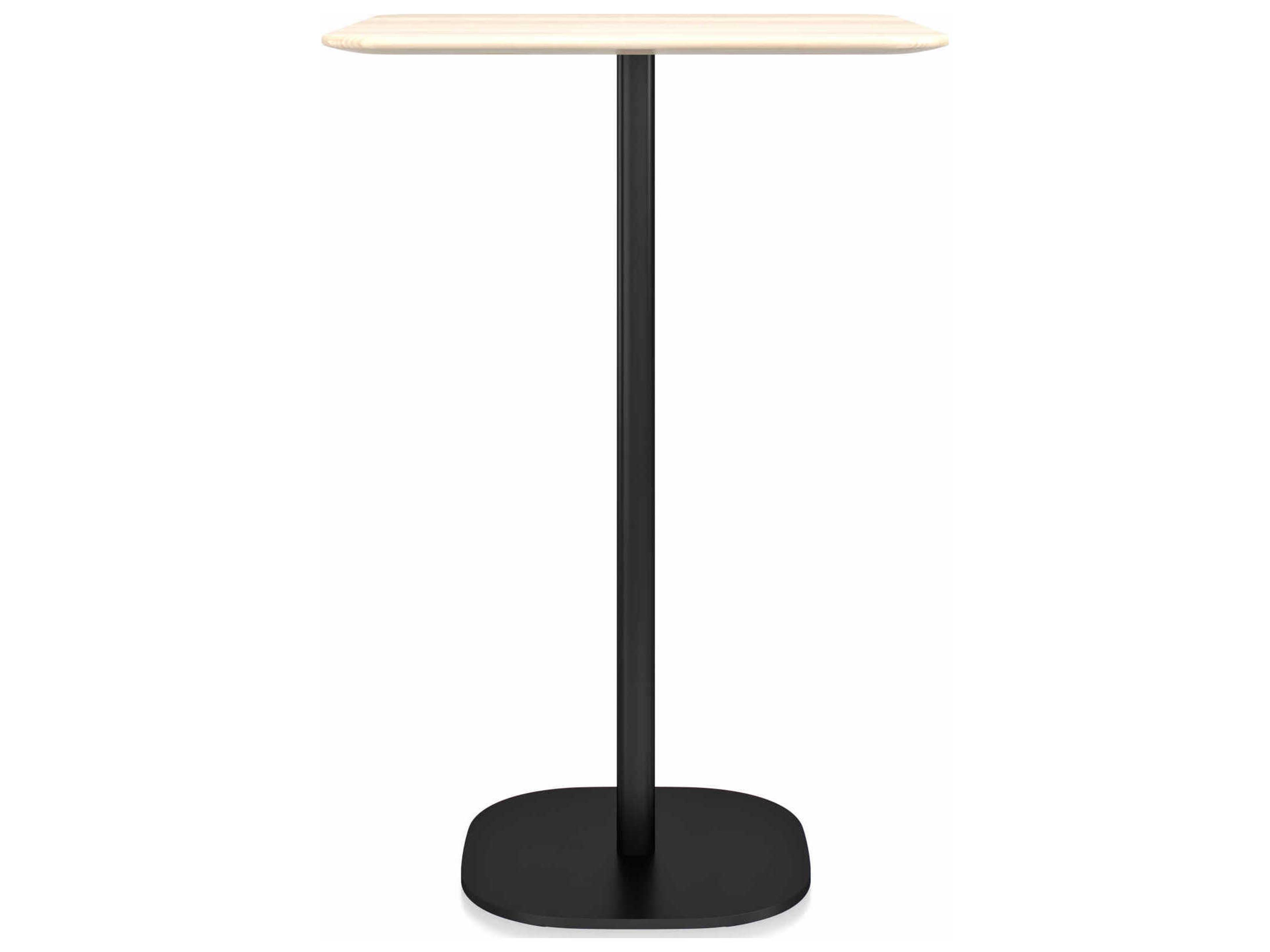 Emeco Table Flat Base By Jasper Morrison Square Bar