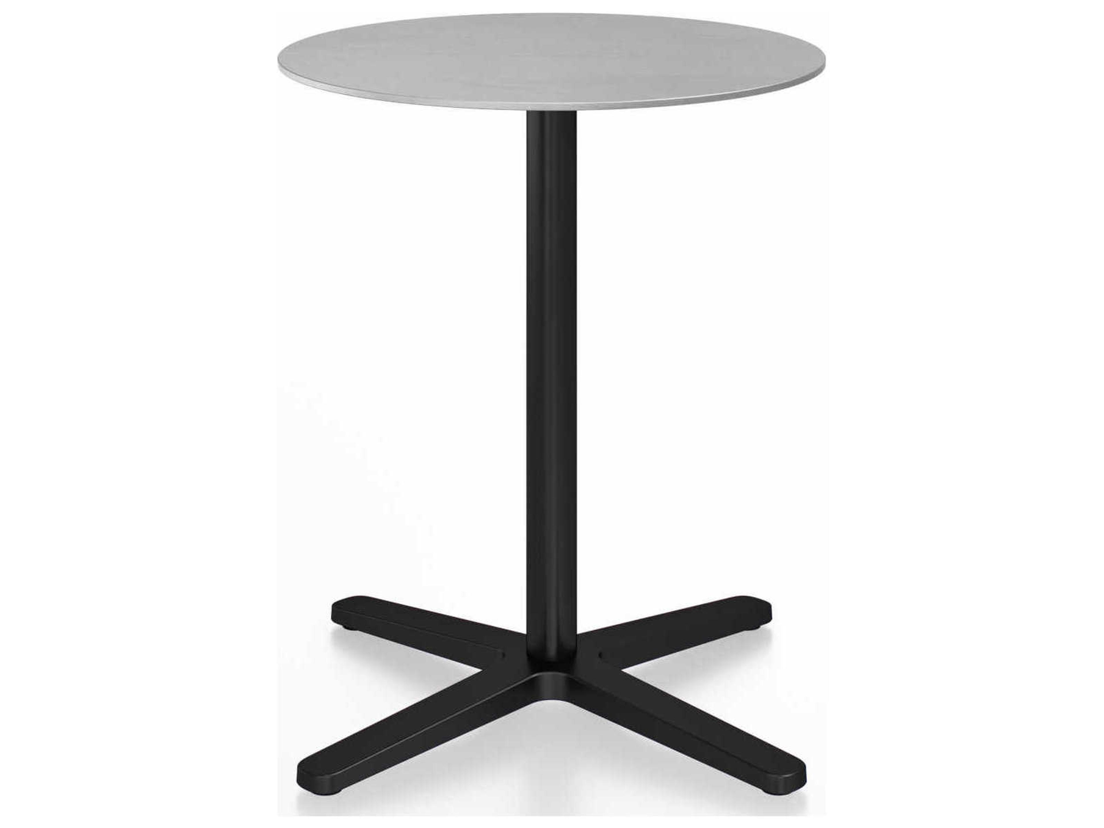 Emeco By Jasper Morrison Round Dining Table with X-Base