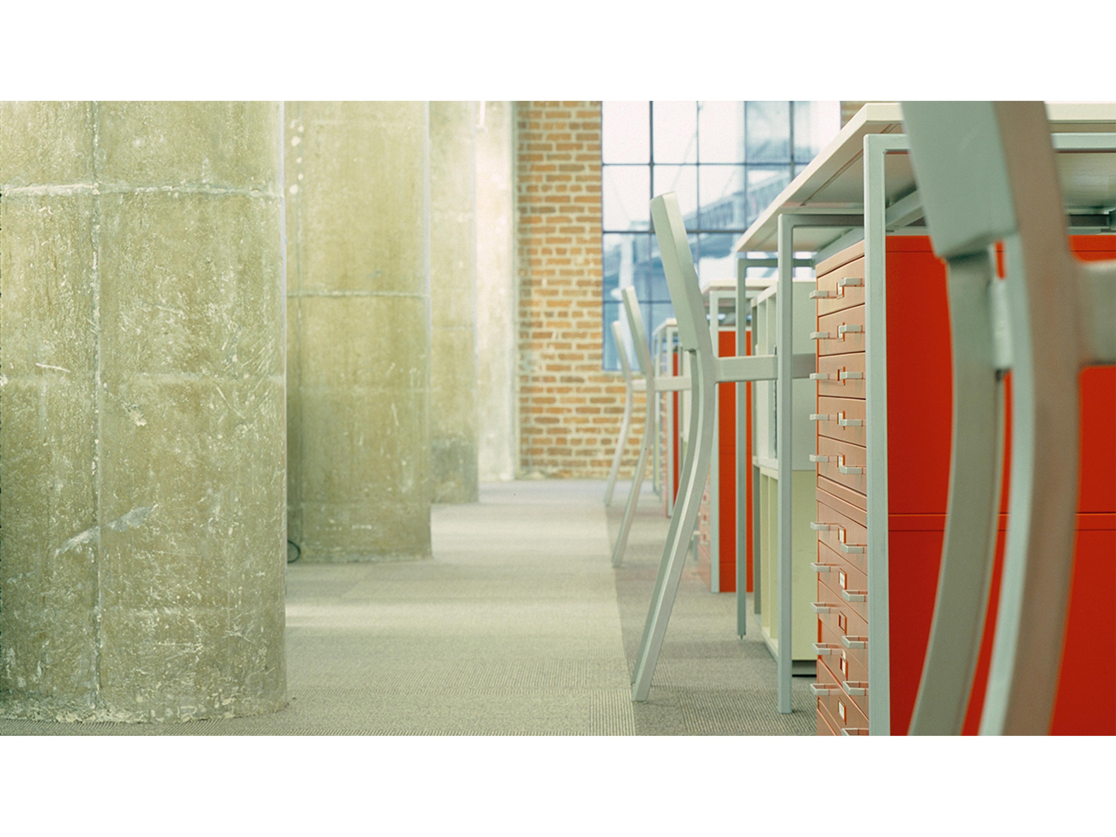 Emeco Outdoor Hudson Brushed Aluminum Bar Stool