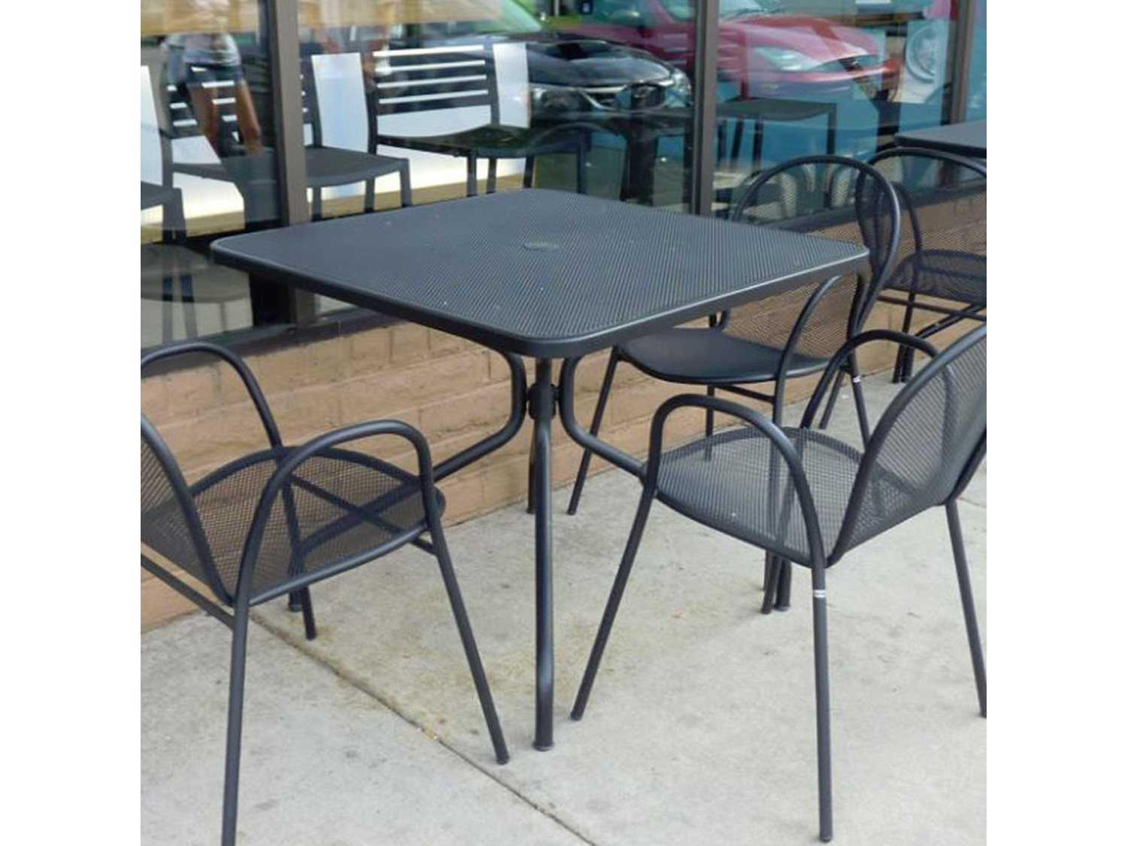 Ronda Steel Outdoor Patio Dining Set