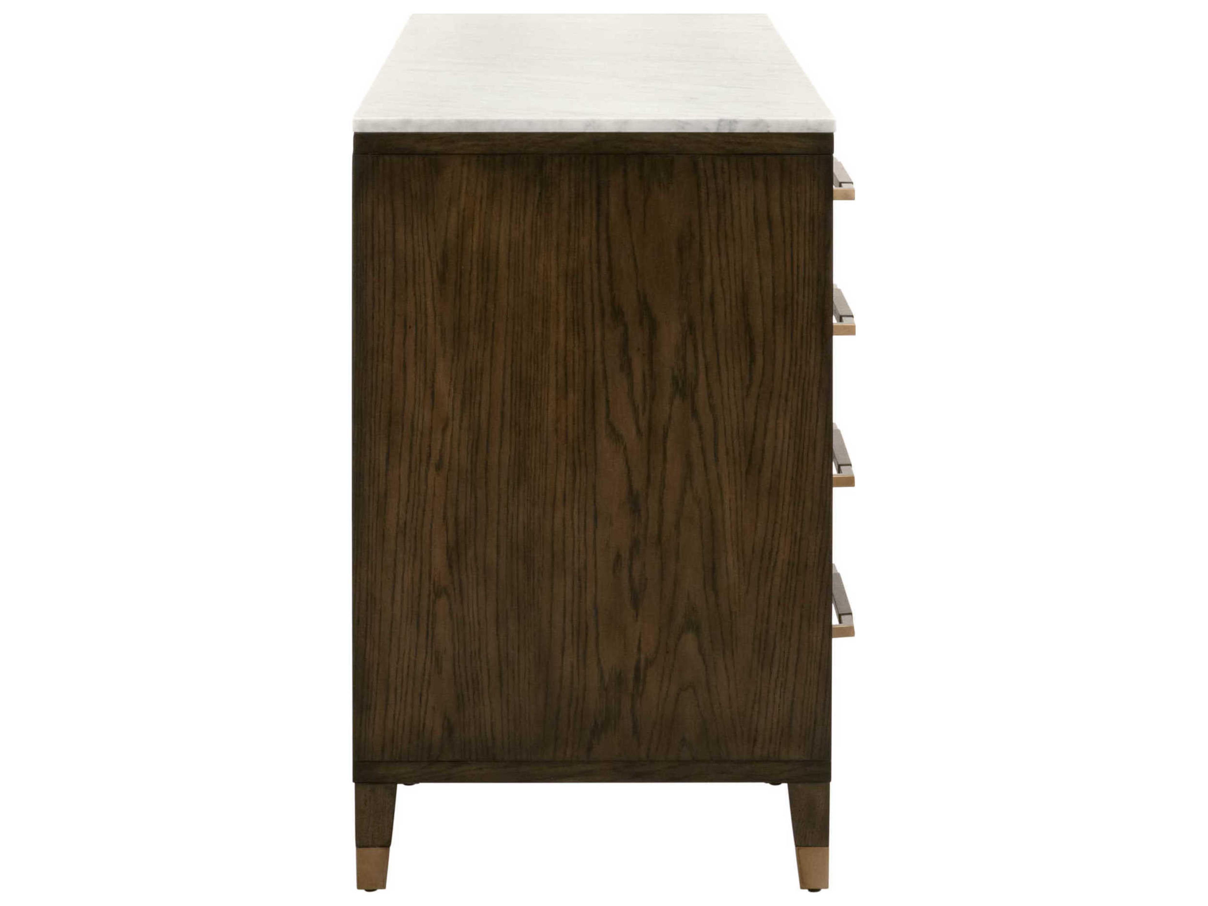 Luxecor Respite 8-Drawers Oak Wood Double Dresser