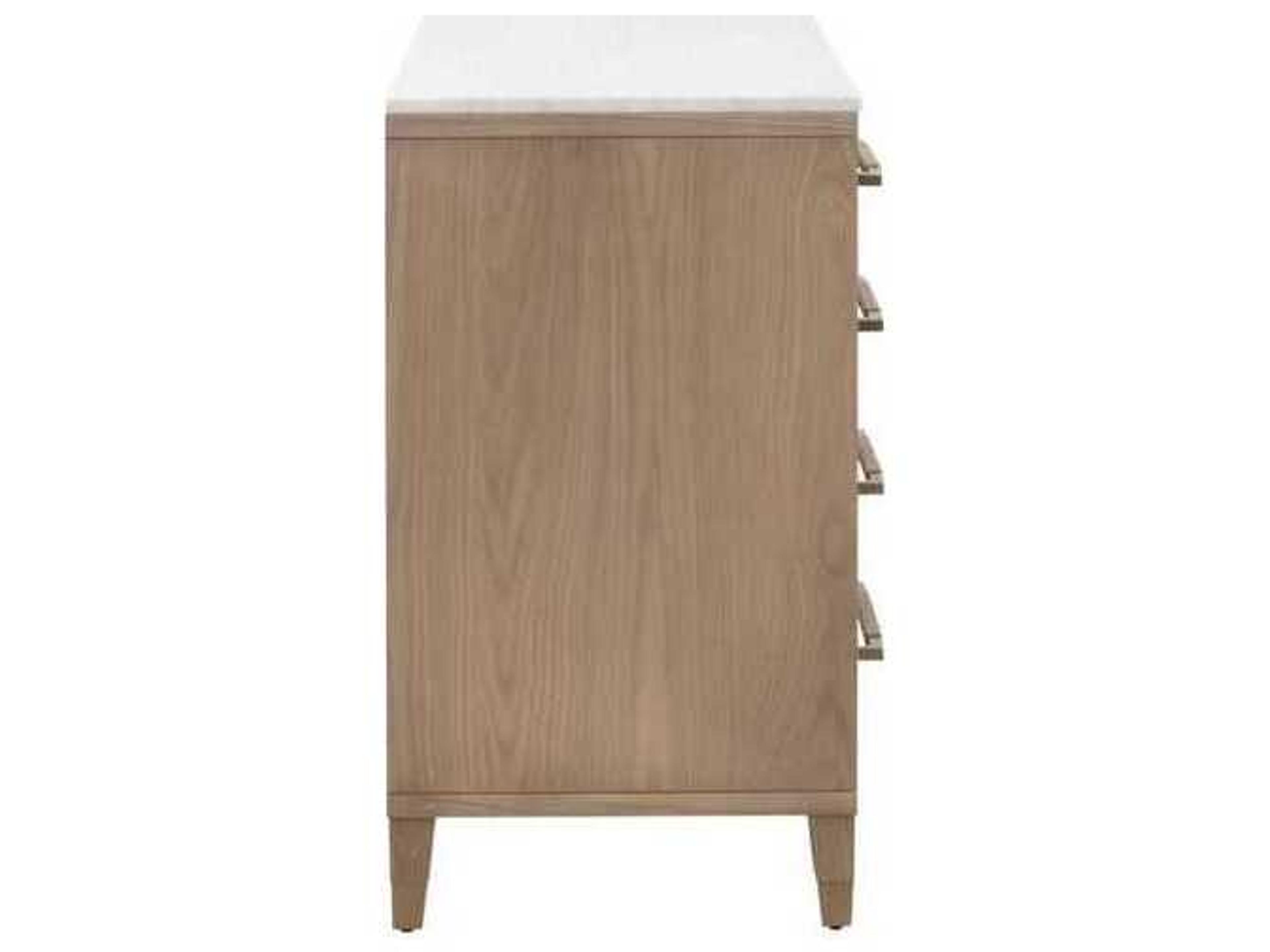 Luxecor Respite Natural Oak Wood Double Dresser