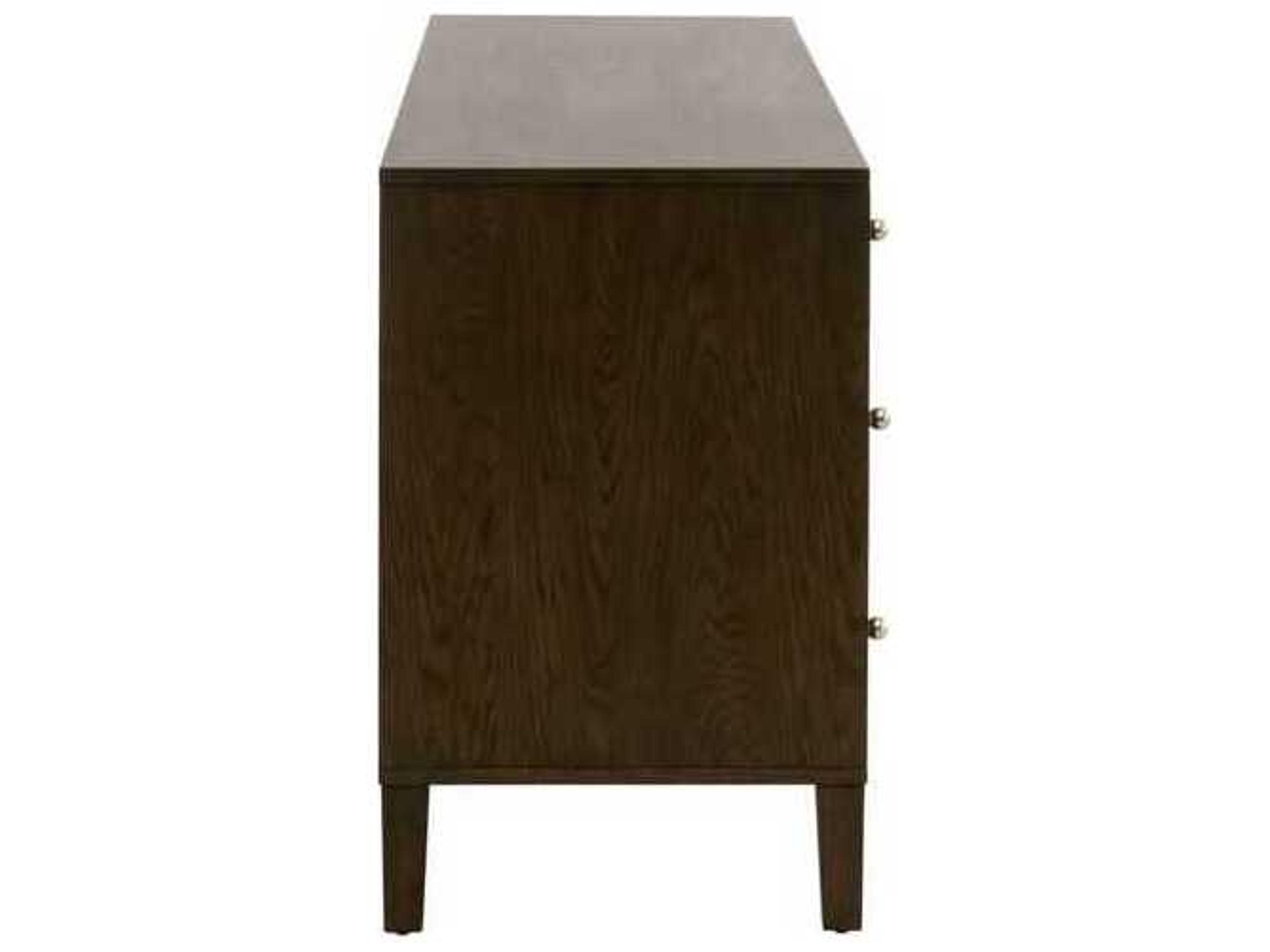 Luxecor Respite Brown Oak Wood Double Dresser