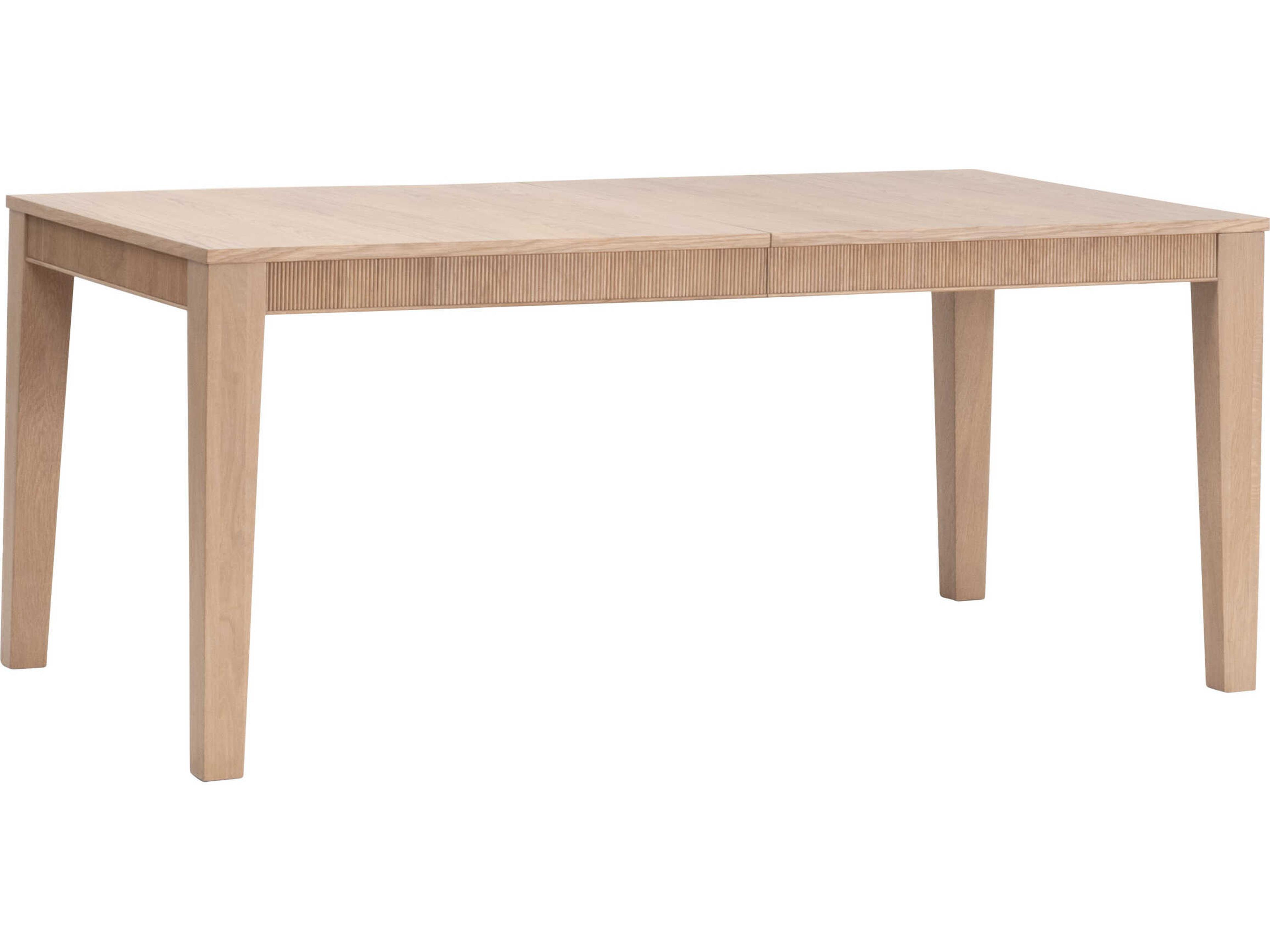 Bronze Bay Highland Extension Rectangular Wood Natural Oak Dining Table