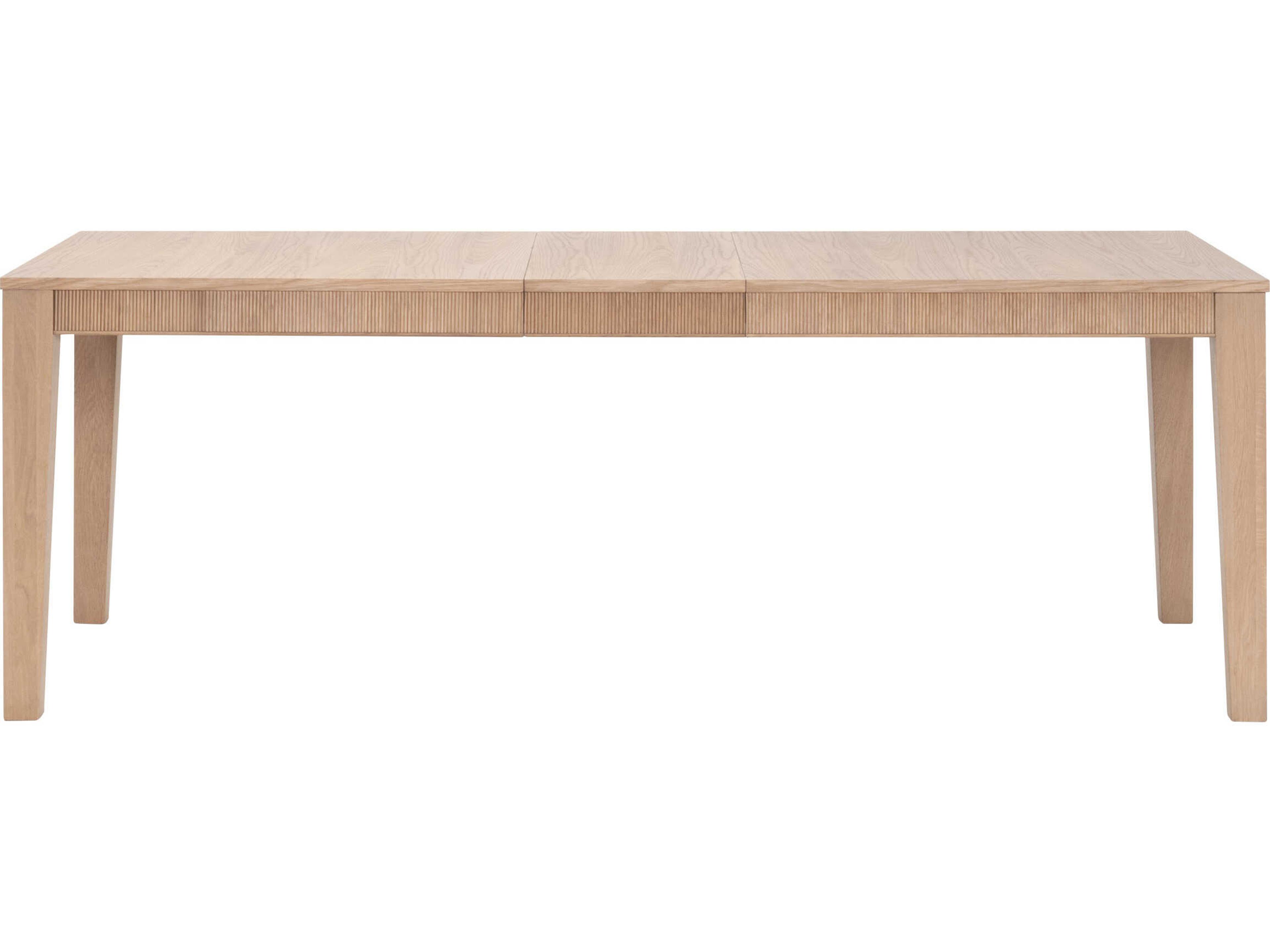 Luxecor Respite Highland Extension Rectangular Wood Natural Oak Dining Table