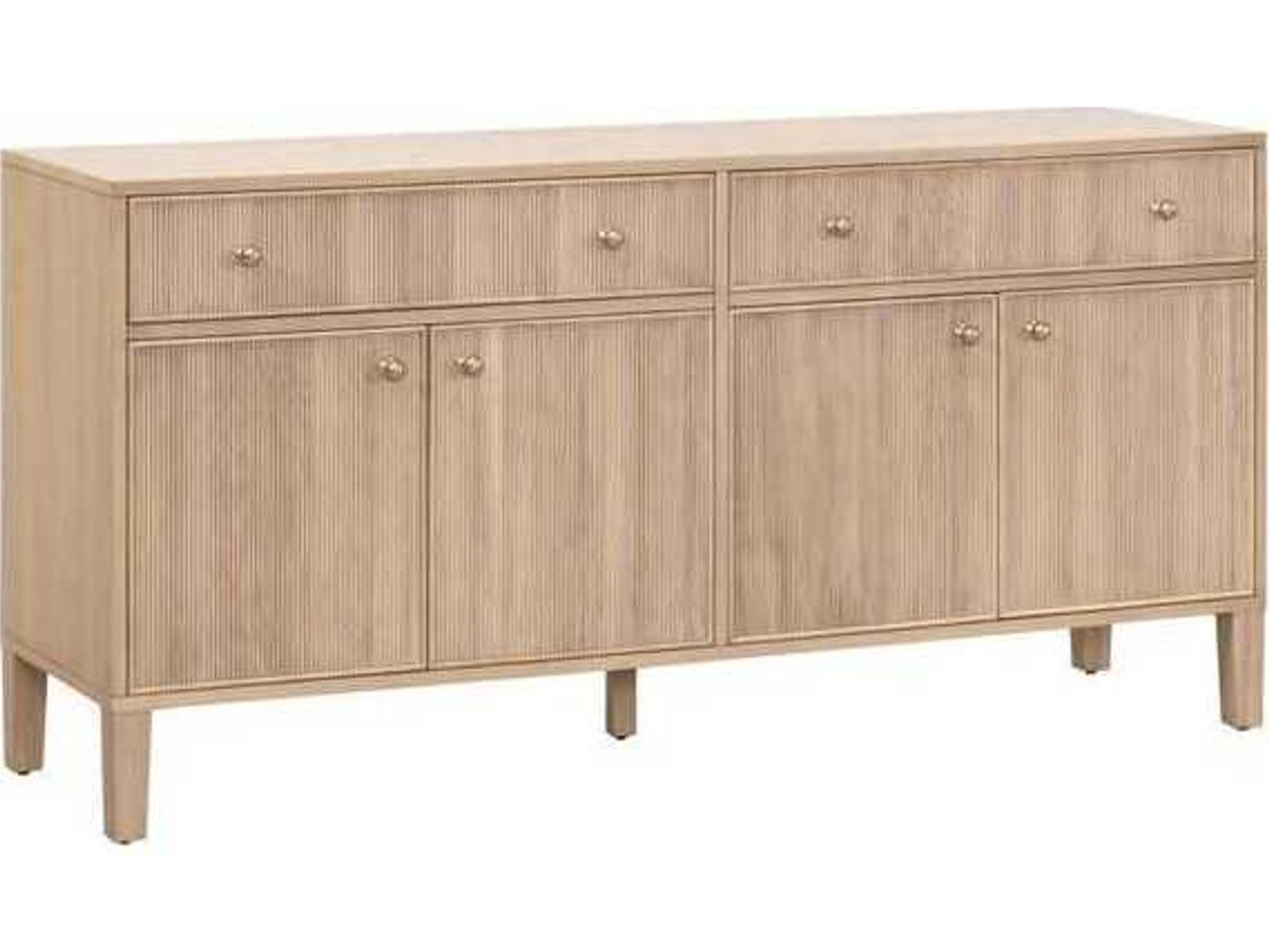 Highland Media Sideboard in Natural Oak