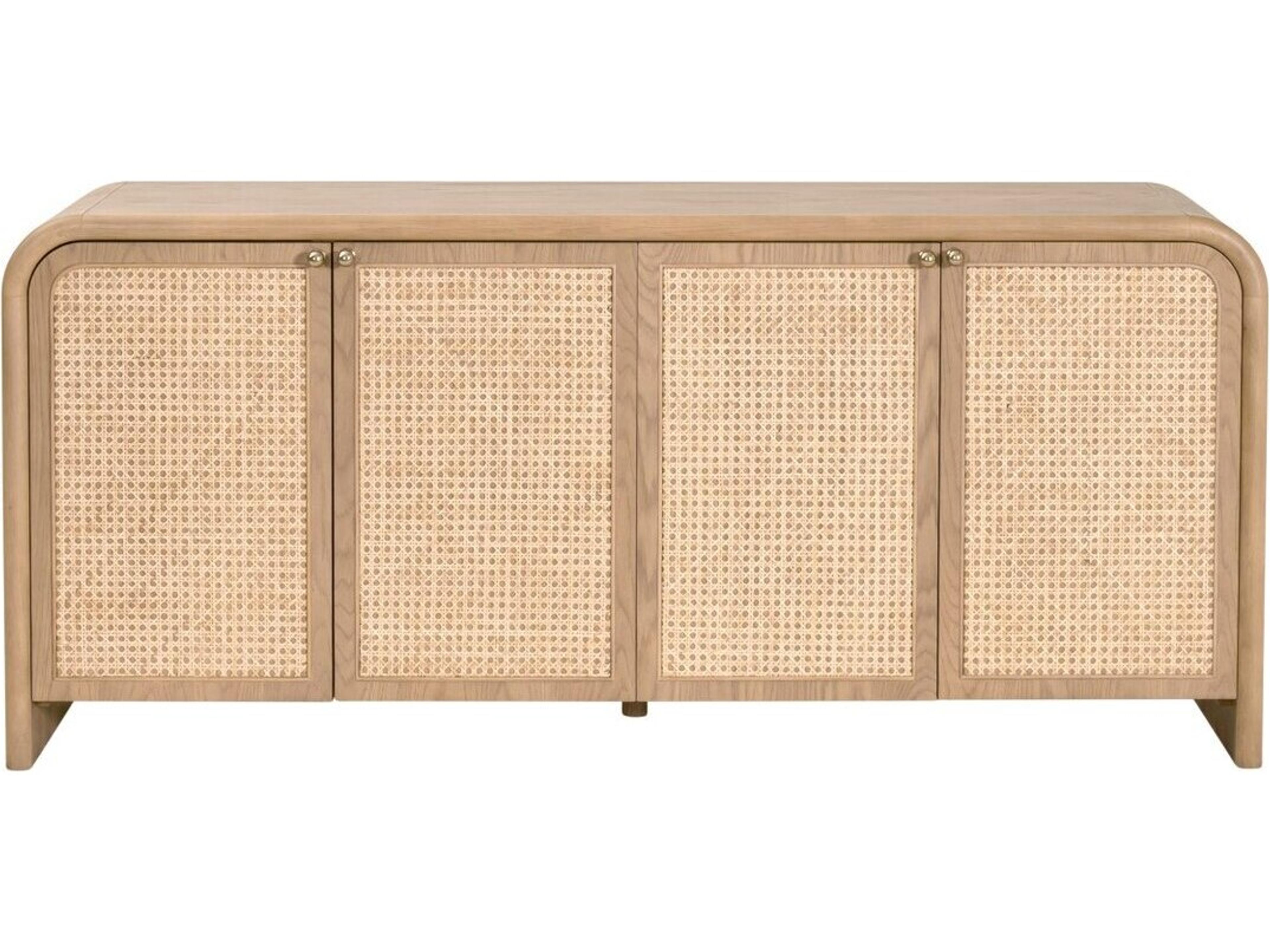 Bronze Bay 71" Oak Wood Sideboard