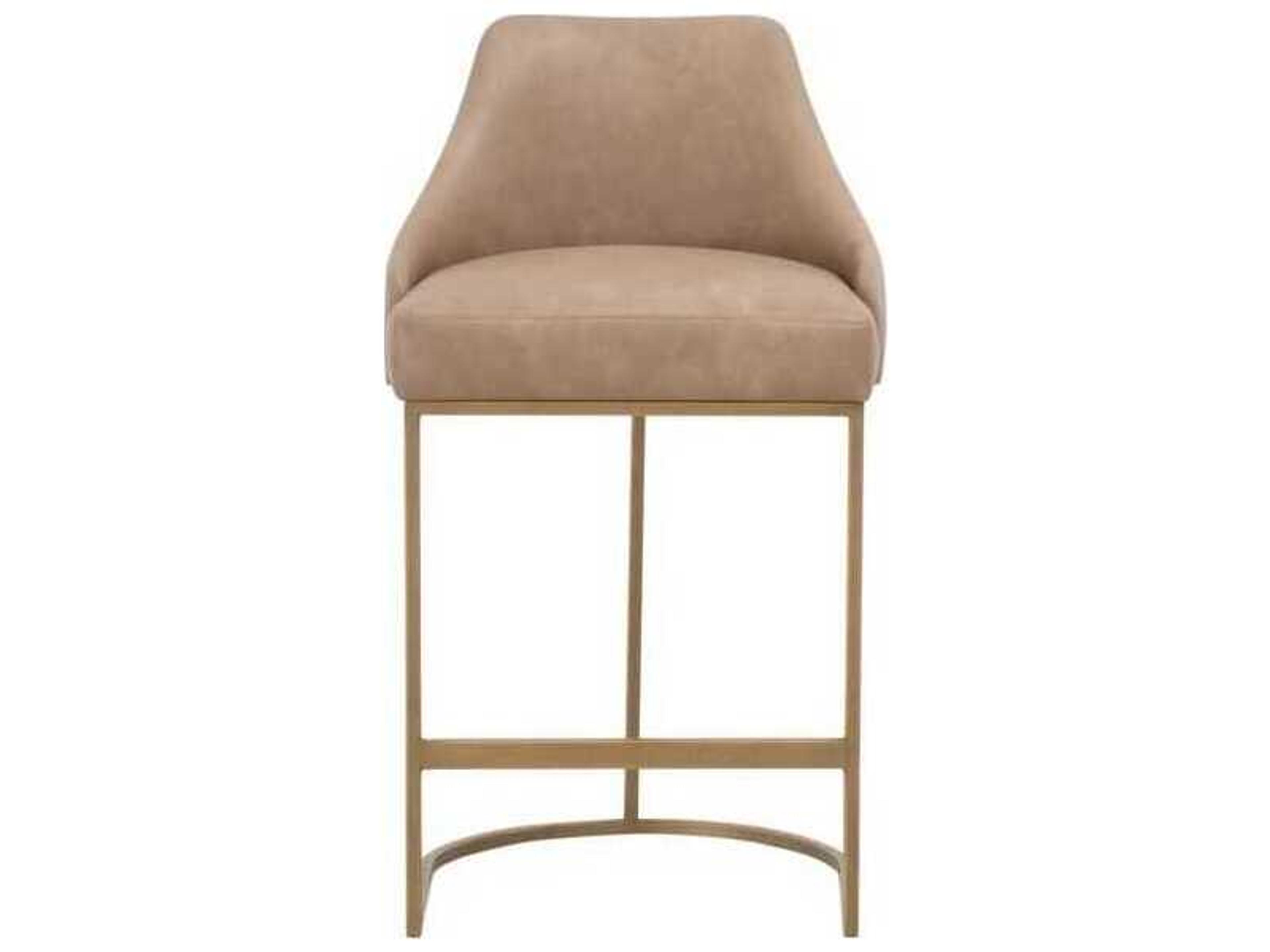 Luxecor Respite Leather Counter Stool, Set of 2