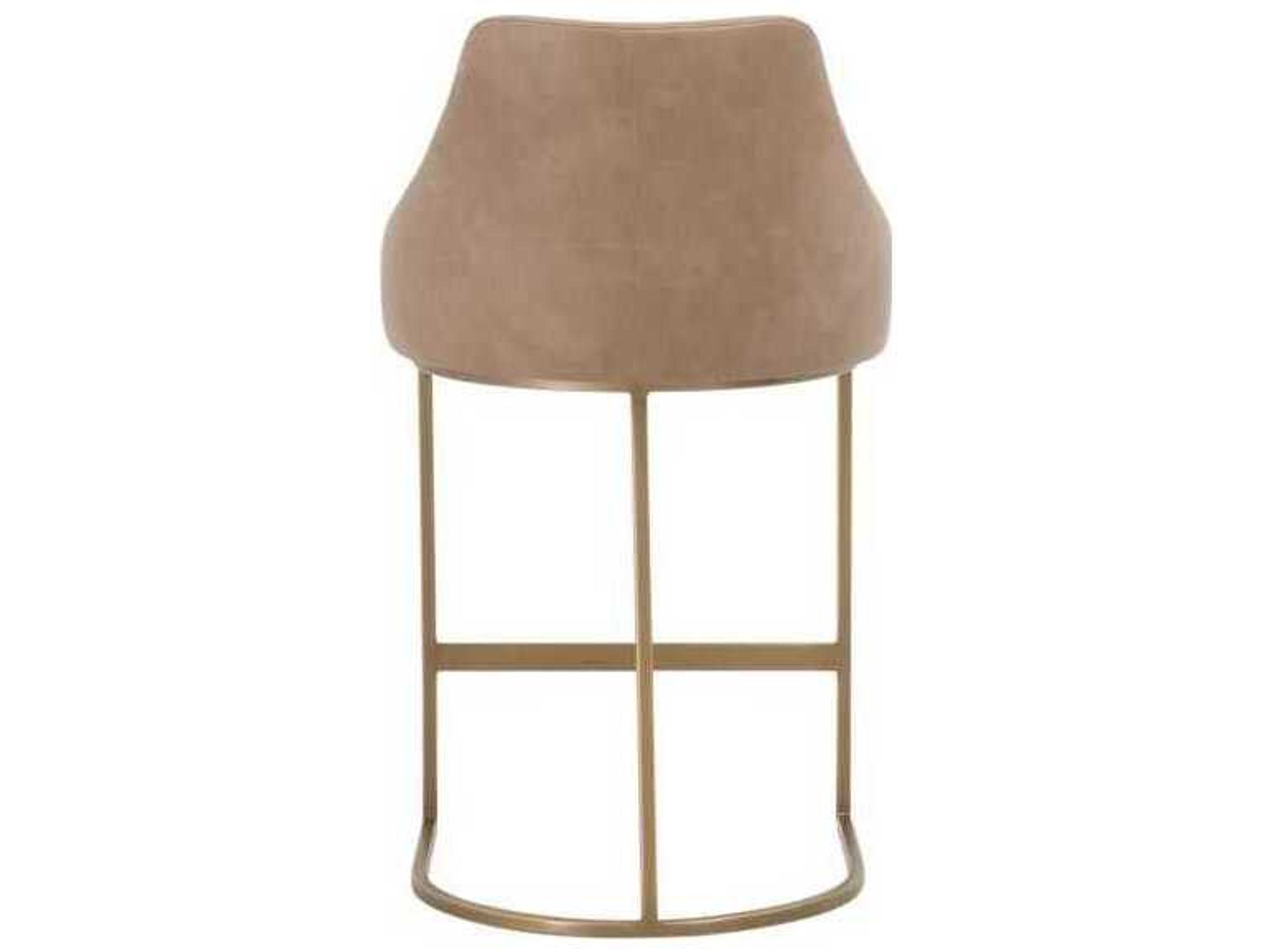 Luxecor Respite Leather Counter Stool, Set of 2