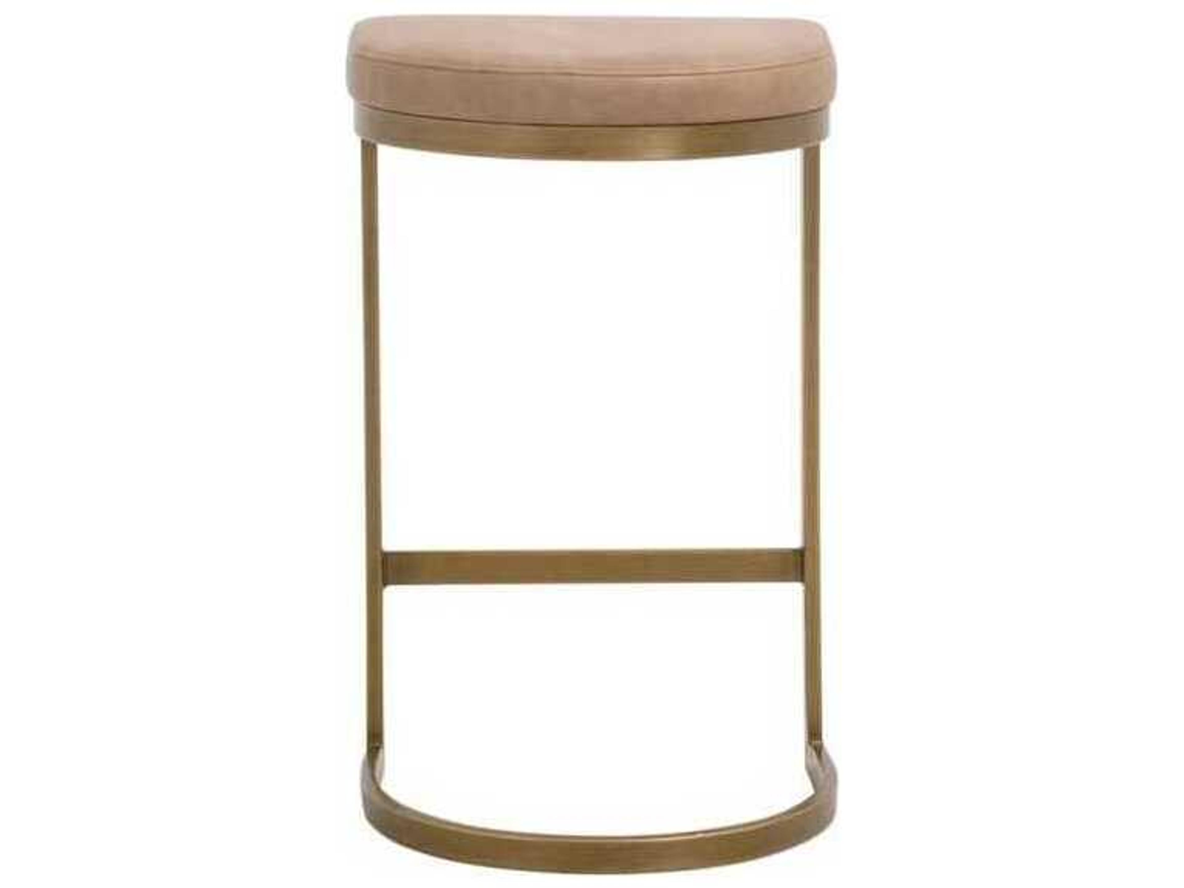 Luxecor Respite Leather Counter Stool