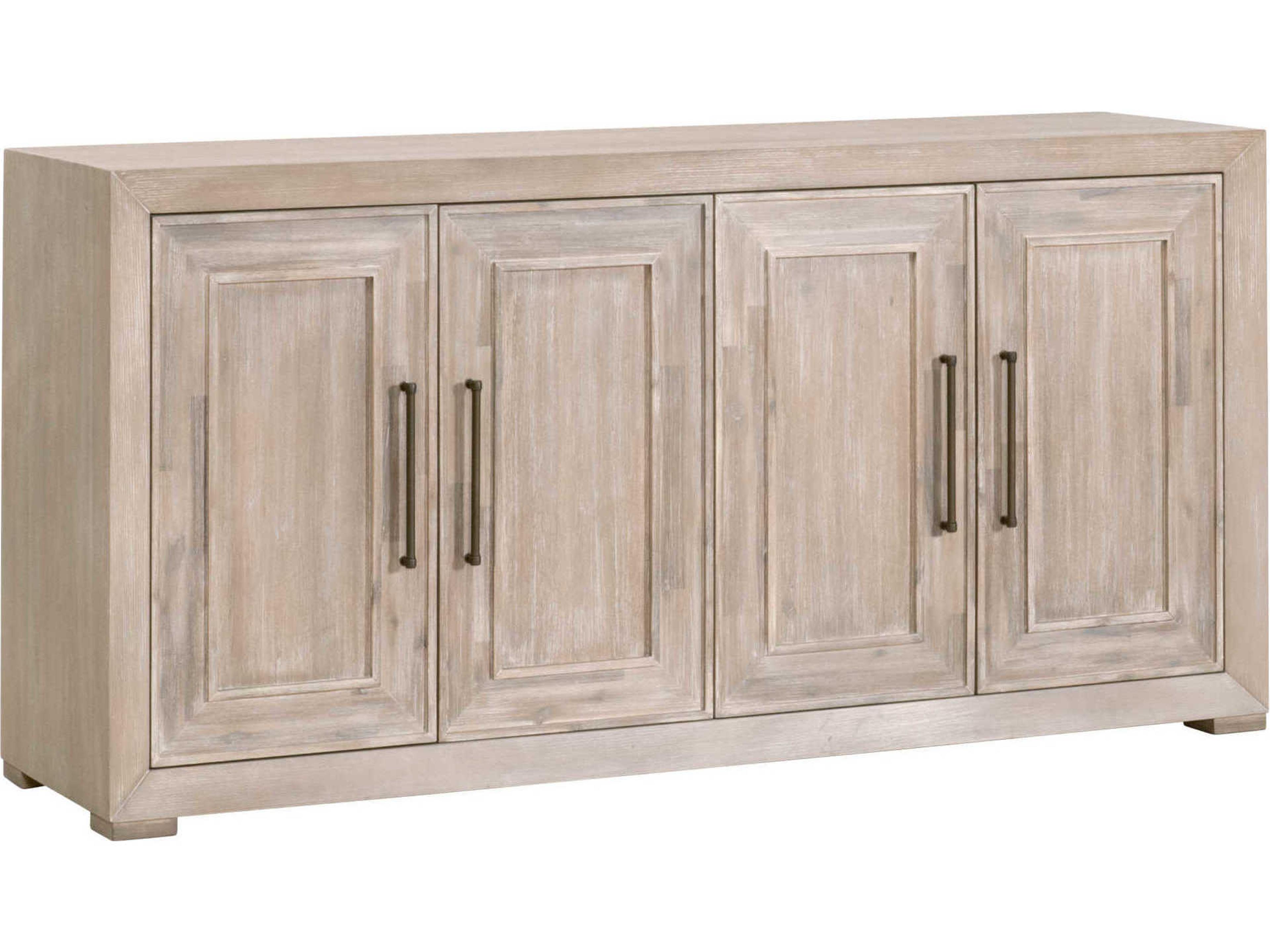 Hunter 70" Acacia Wood Natural Gray Sideboard