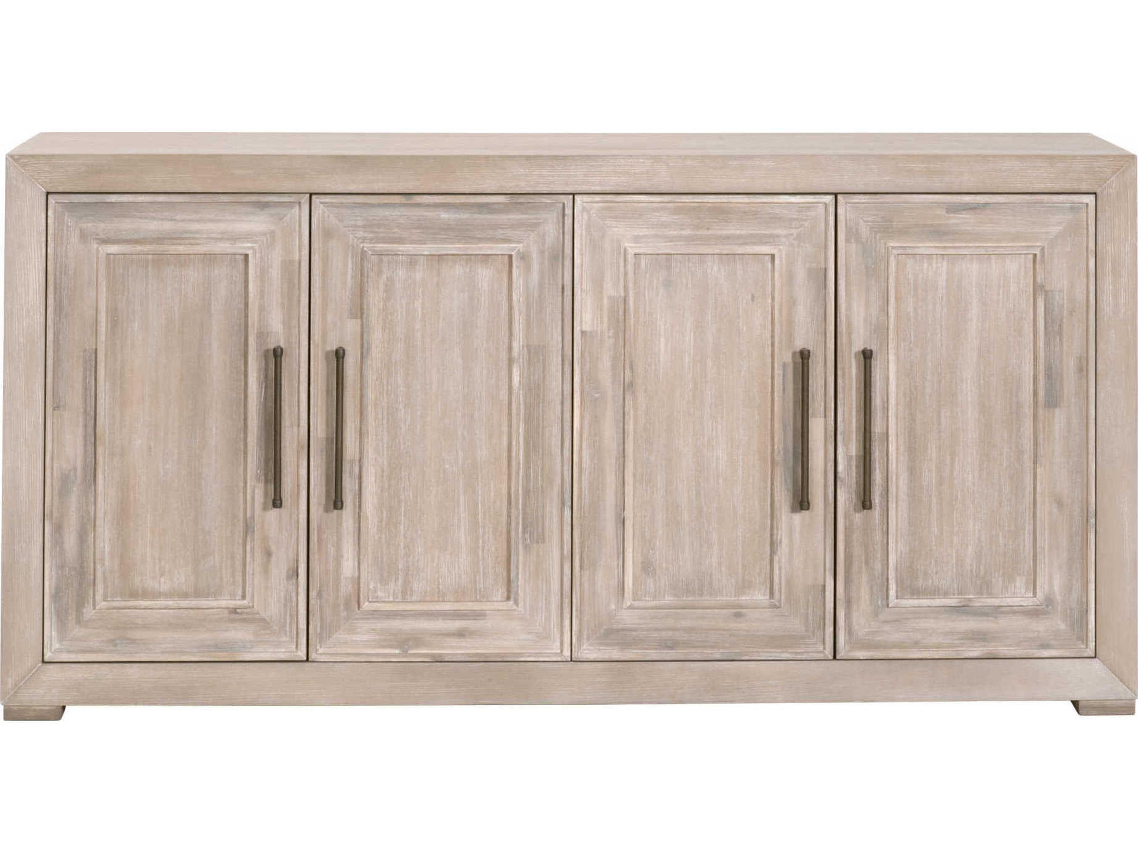 Essentials for Living Hunter 70" Acacia Wood Natural Gray Sideboard