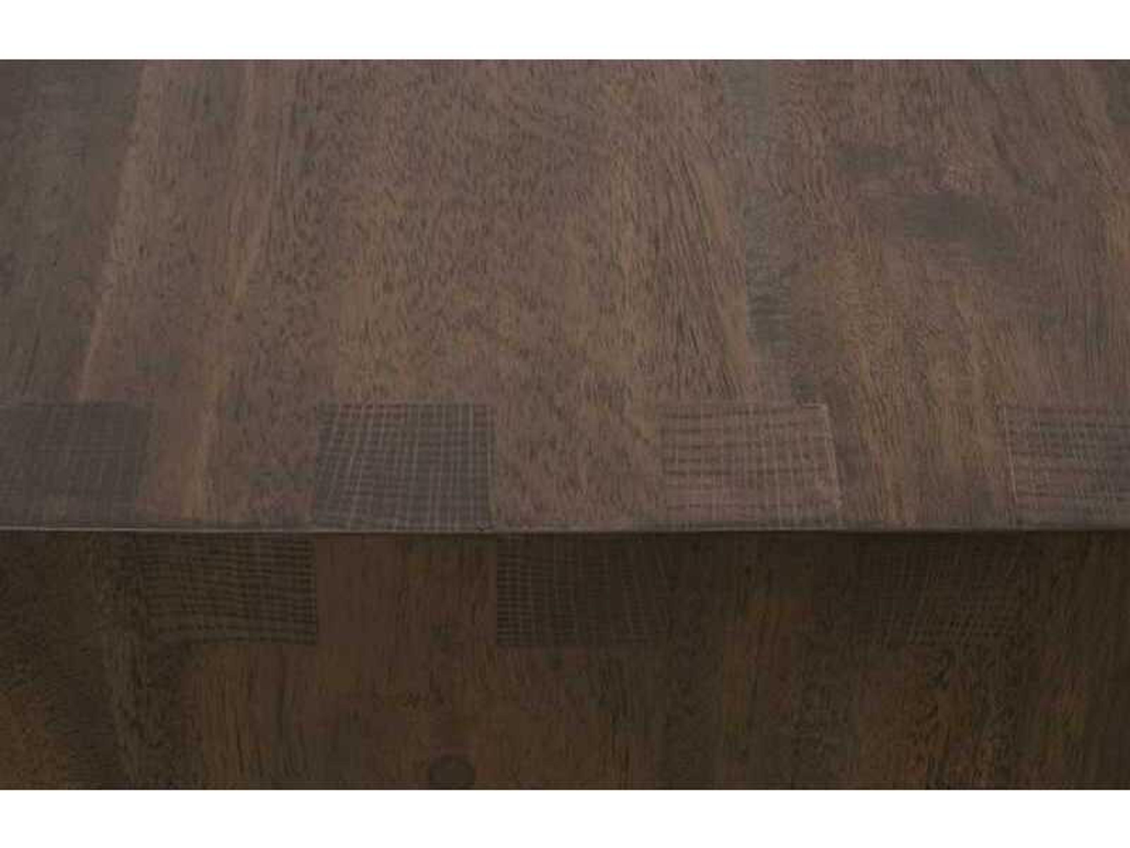 Essentials for Living Traditions Dovetail Square Wood Burnished Brown Acacia End Table