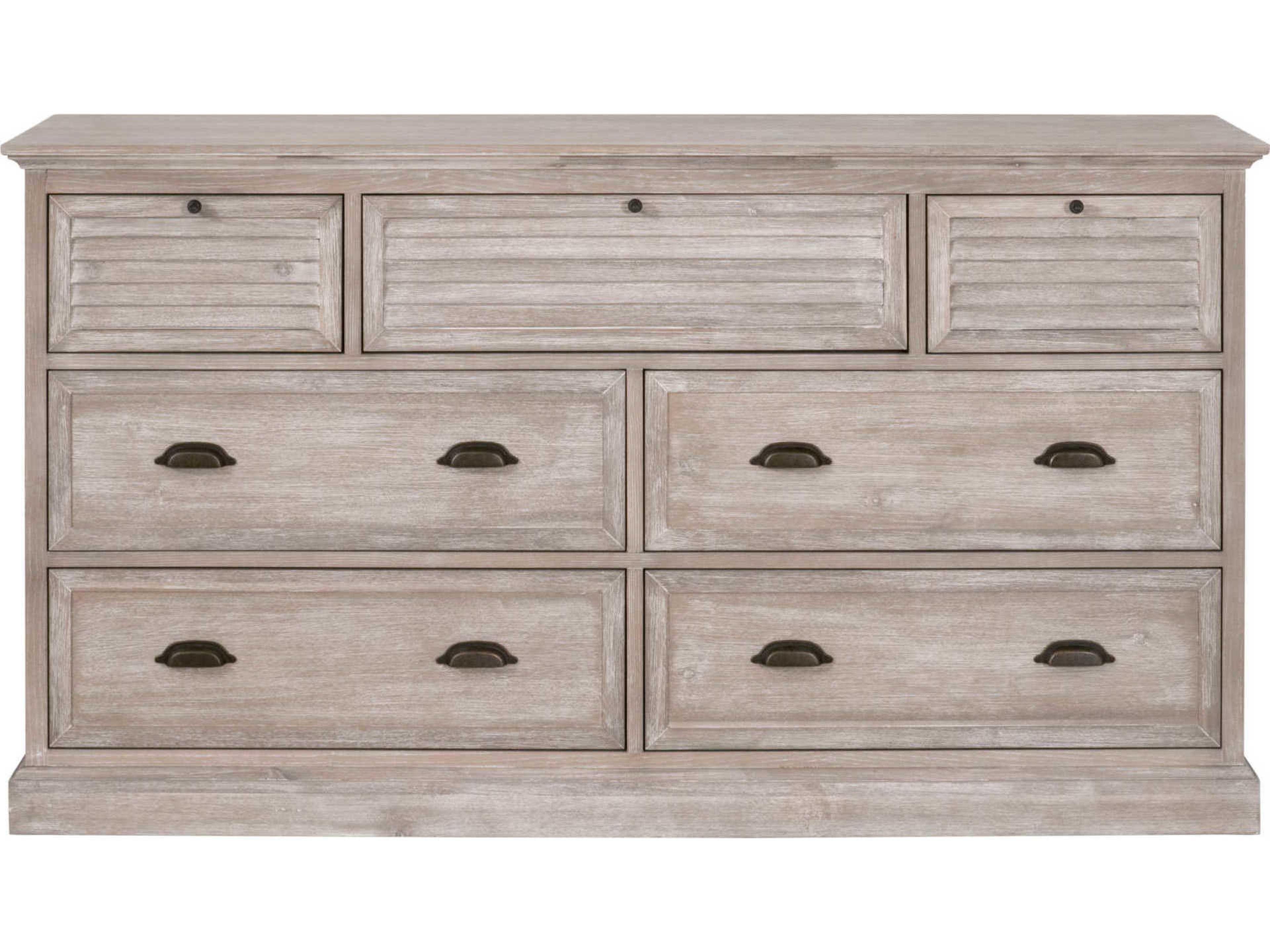 Essentials for Living Traditions Eden 7-Drawers Acacia Wood Double Dresser