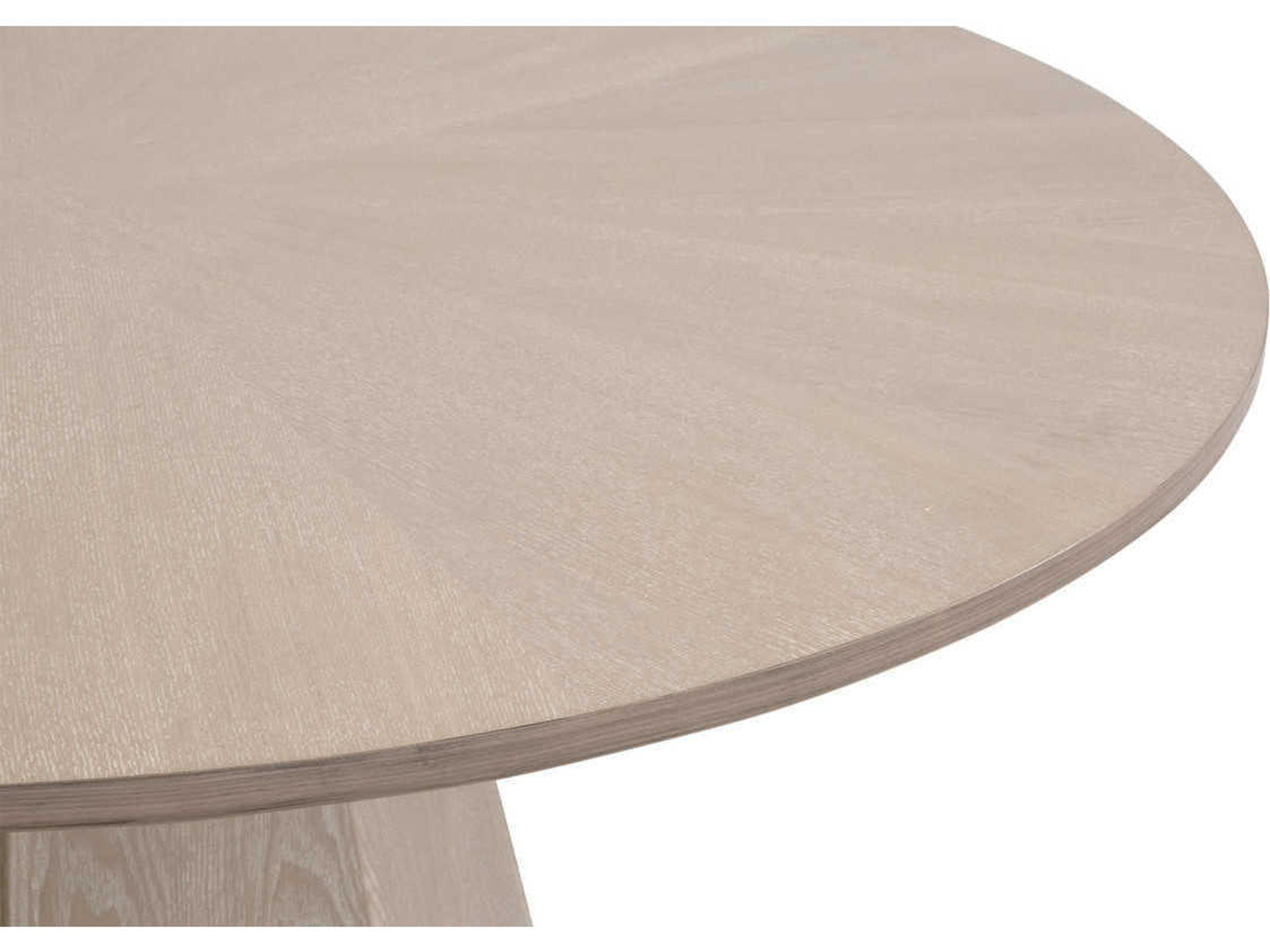 Essentials for Living Coulter Round Wood Natural Gray Ash Dining Table