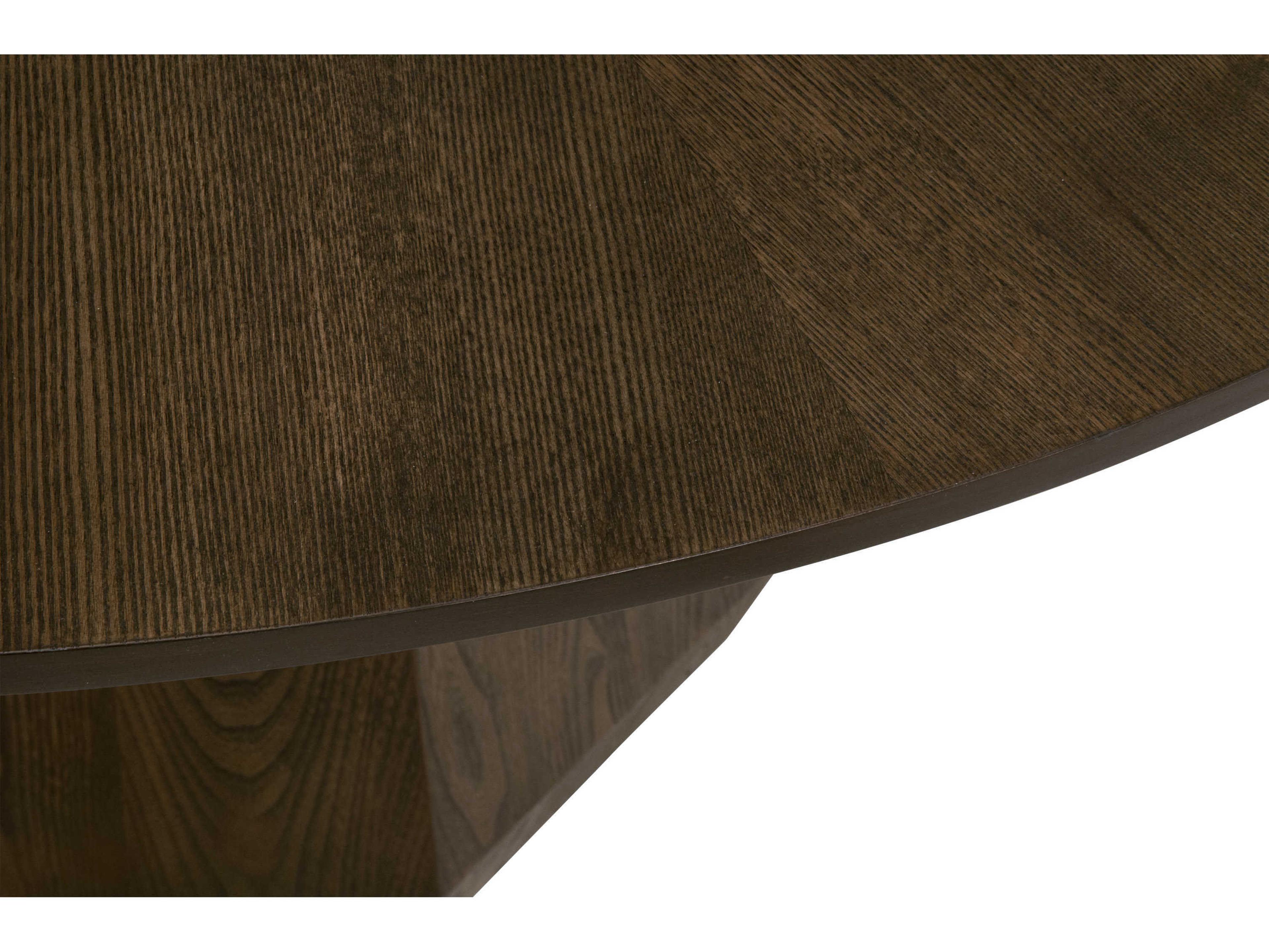 Essentials for Living Traditions Coulter Round Wood Burnished Brown Dining Table