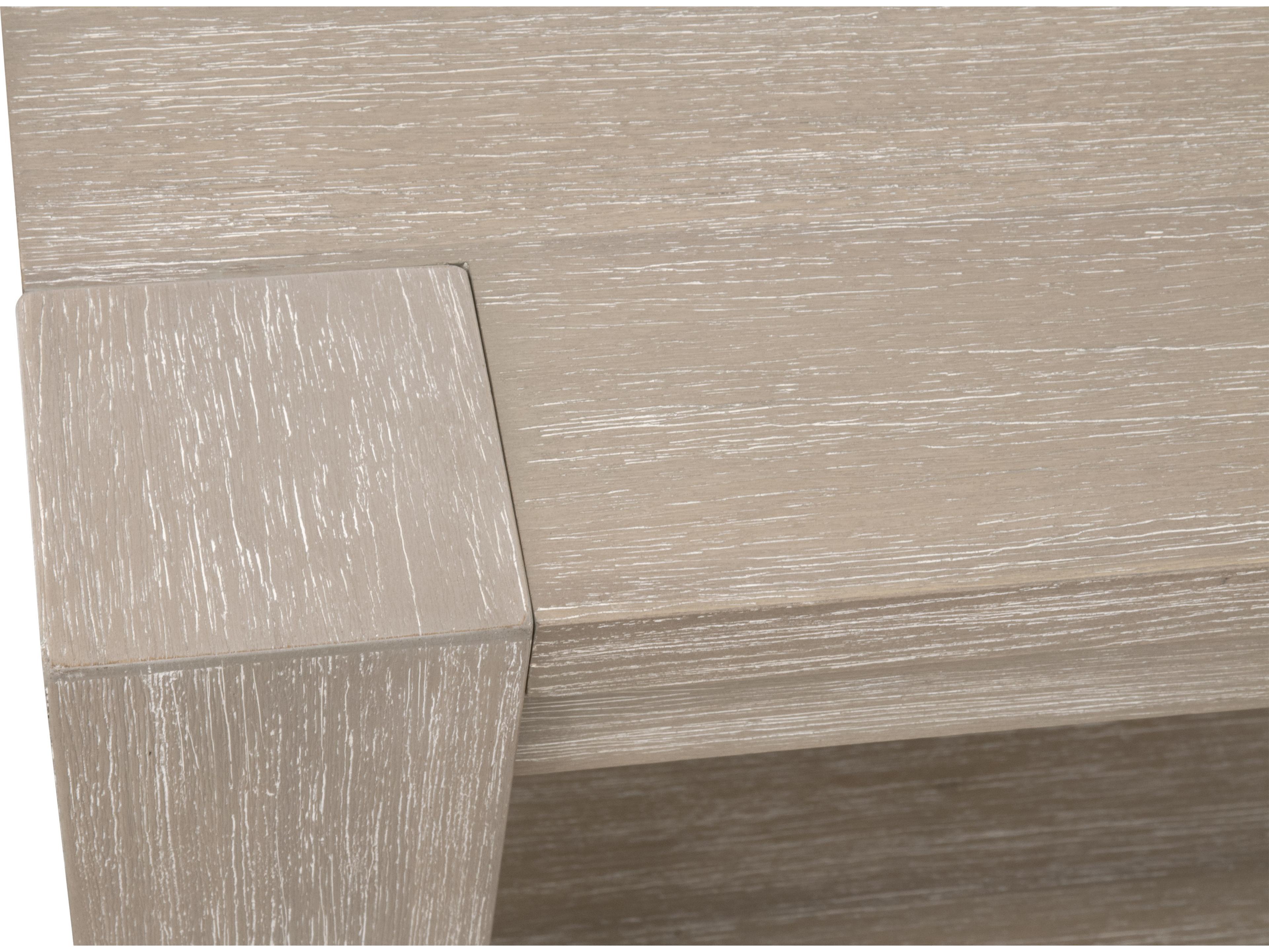 Essentials for Living Traditions Adler Square Wood Natural Gray Acacia End Table