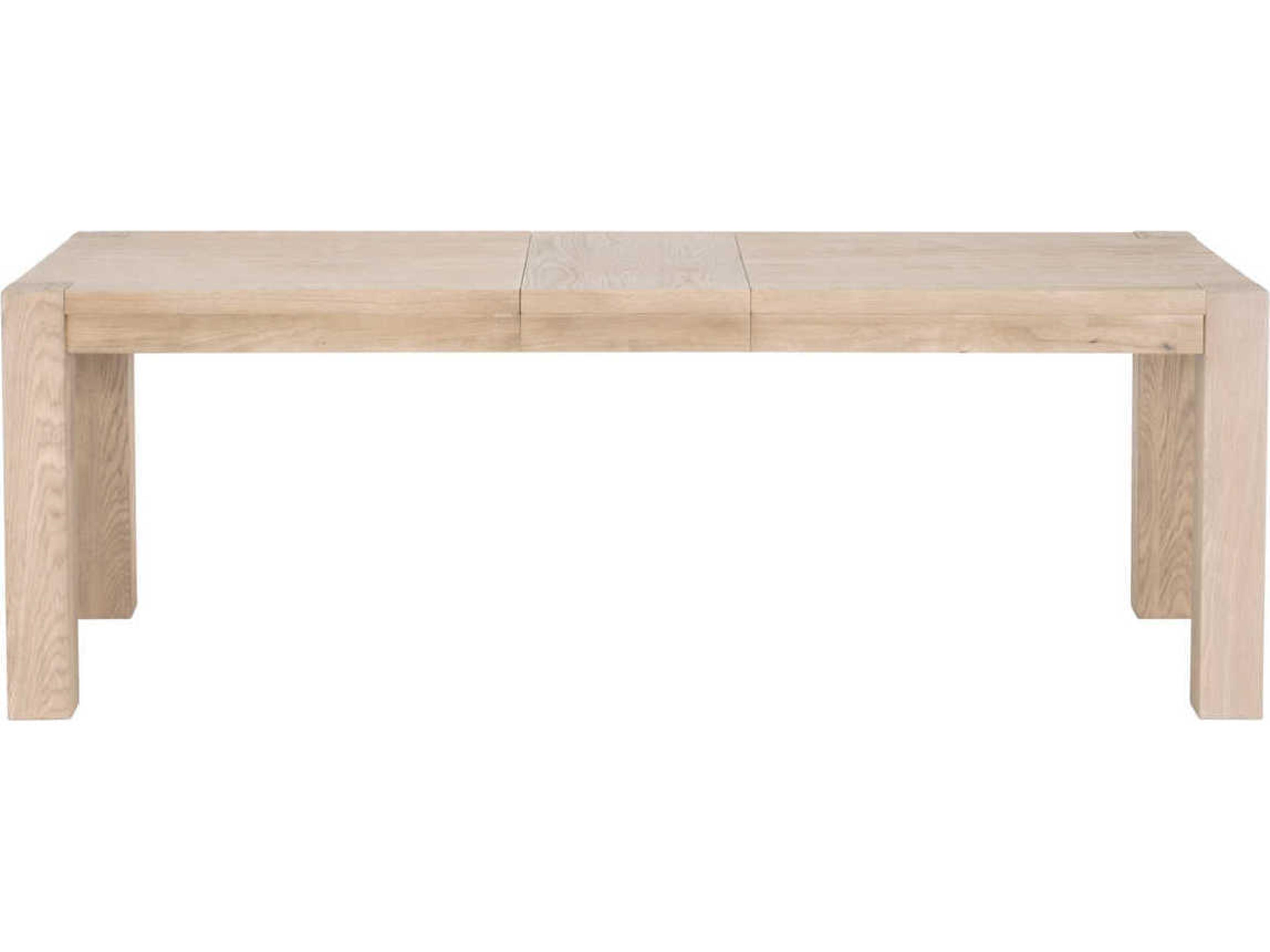 Essentials for Living Traditions Extendable Rectangular Wood Light Honey Oak Dining Table