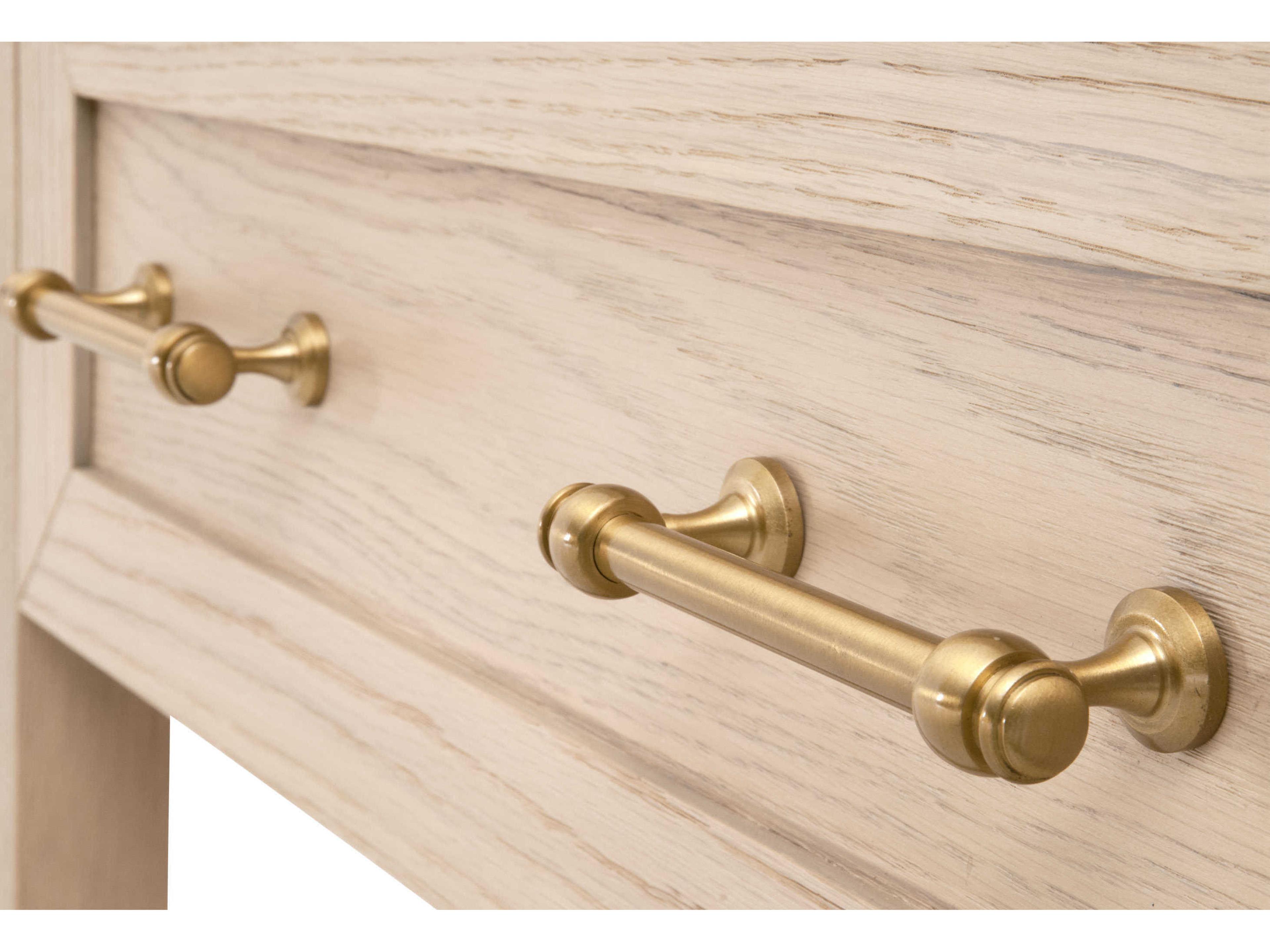 Luxecor Respite 1-Drawer Brown Oak Wood Nightstand