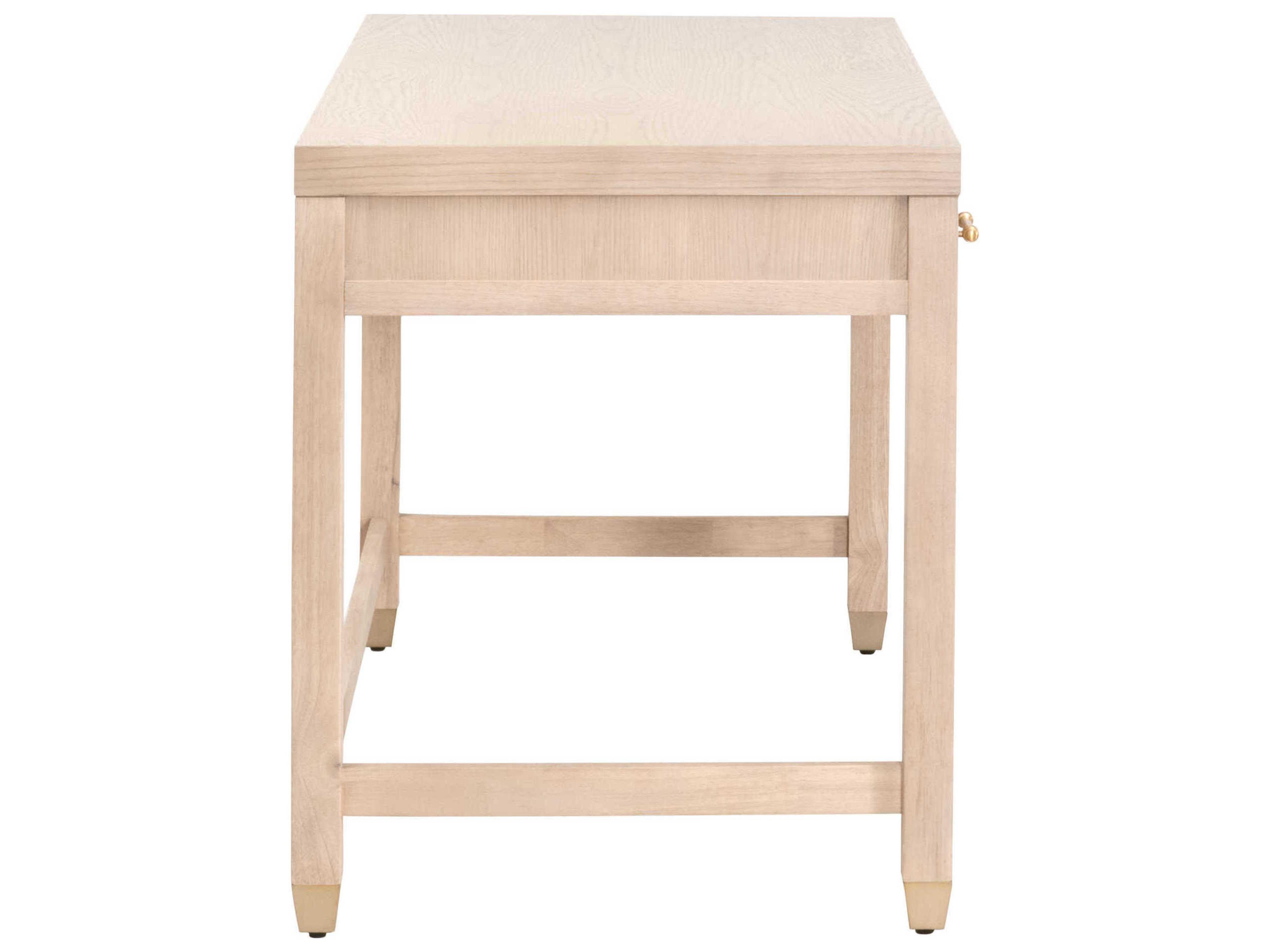 Luxecor Respite Light Honey Oak Brown Wood Writing Desk