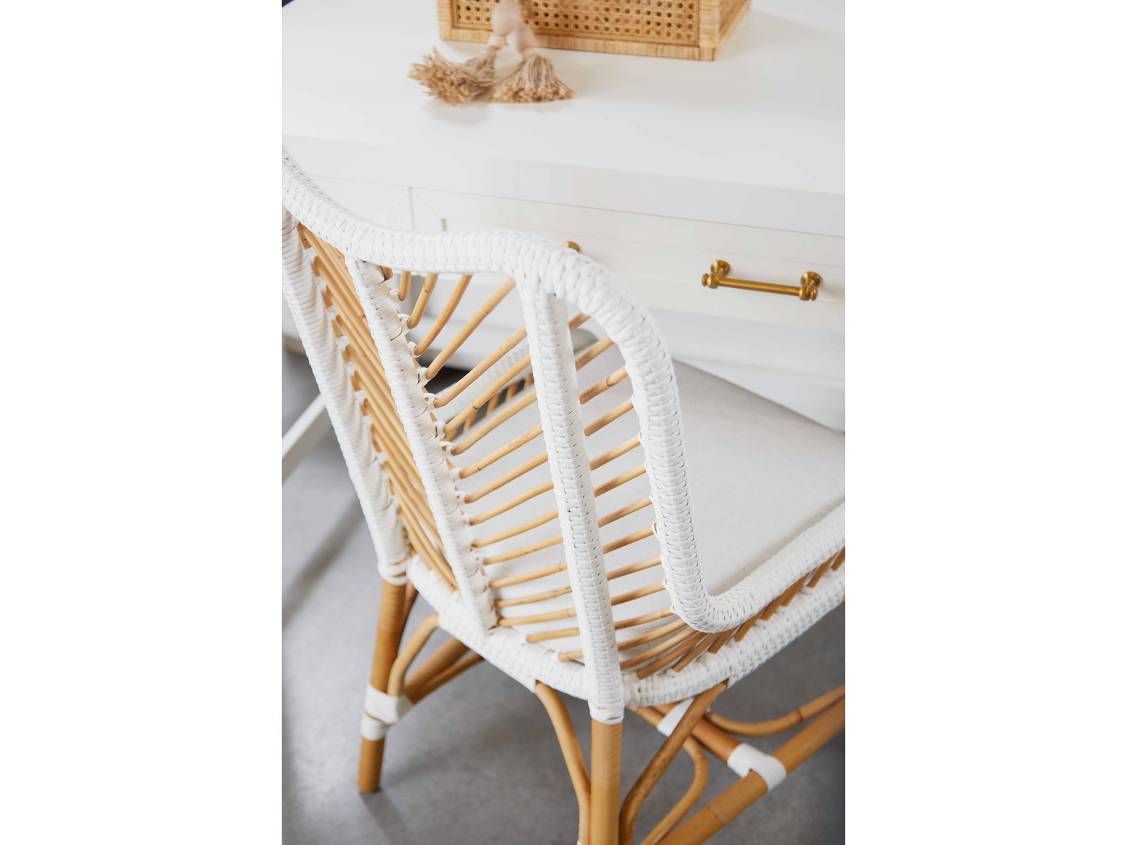 Luxecor Respite Matte White Ply Wood Secretary Desk