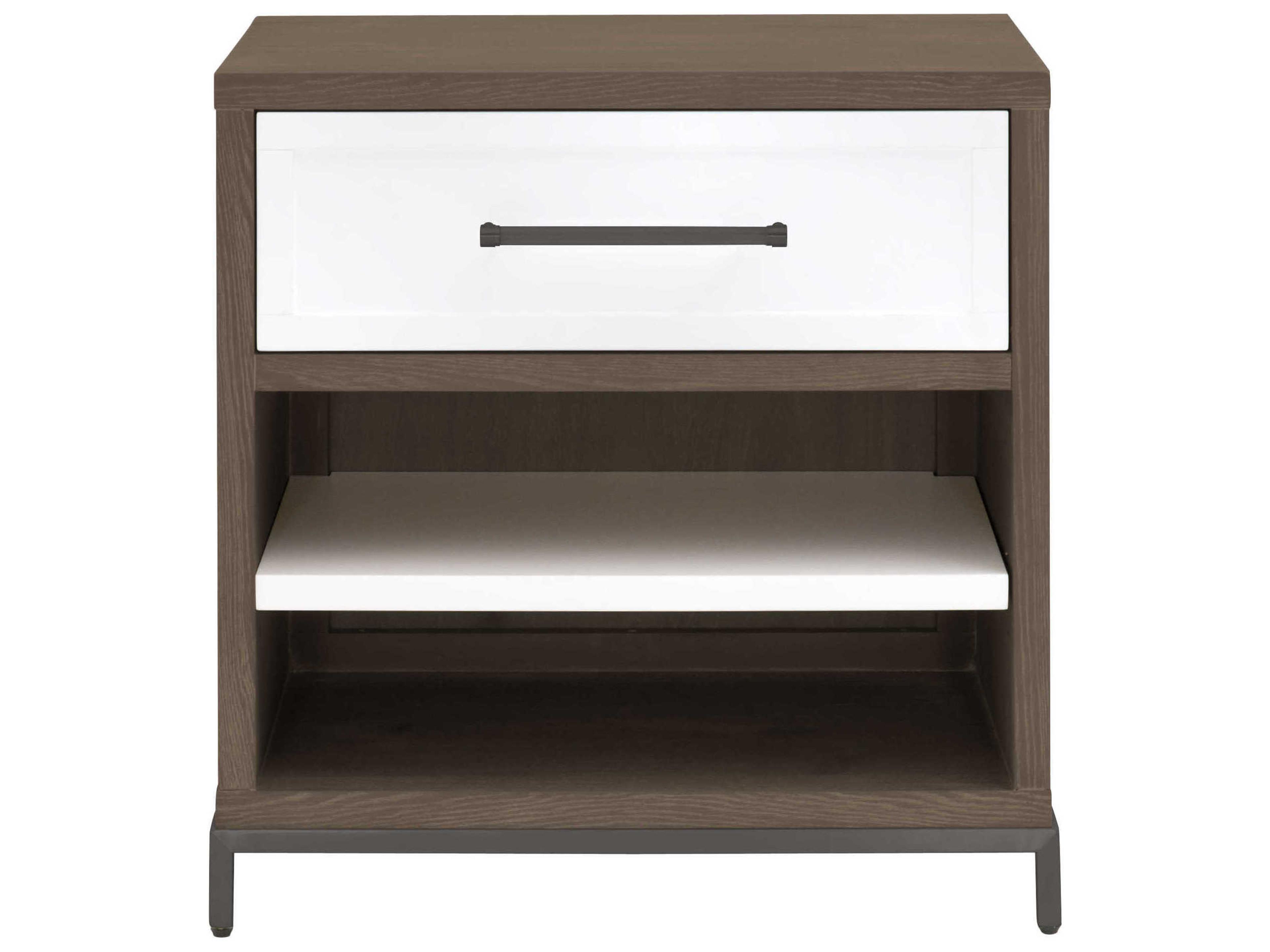 Essentials for Living Traditions Wrenn 1-Drawer Acacia Wood Nightstand